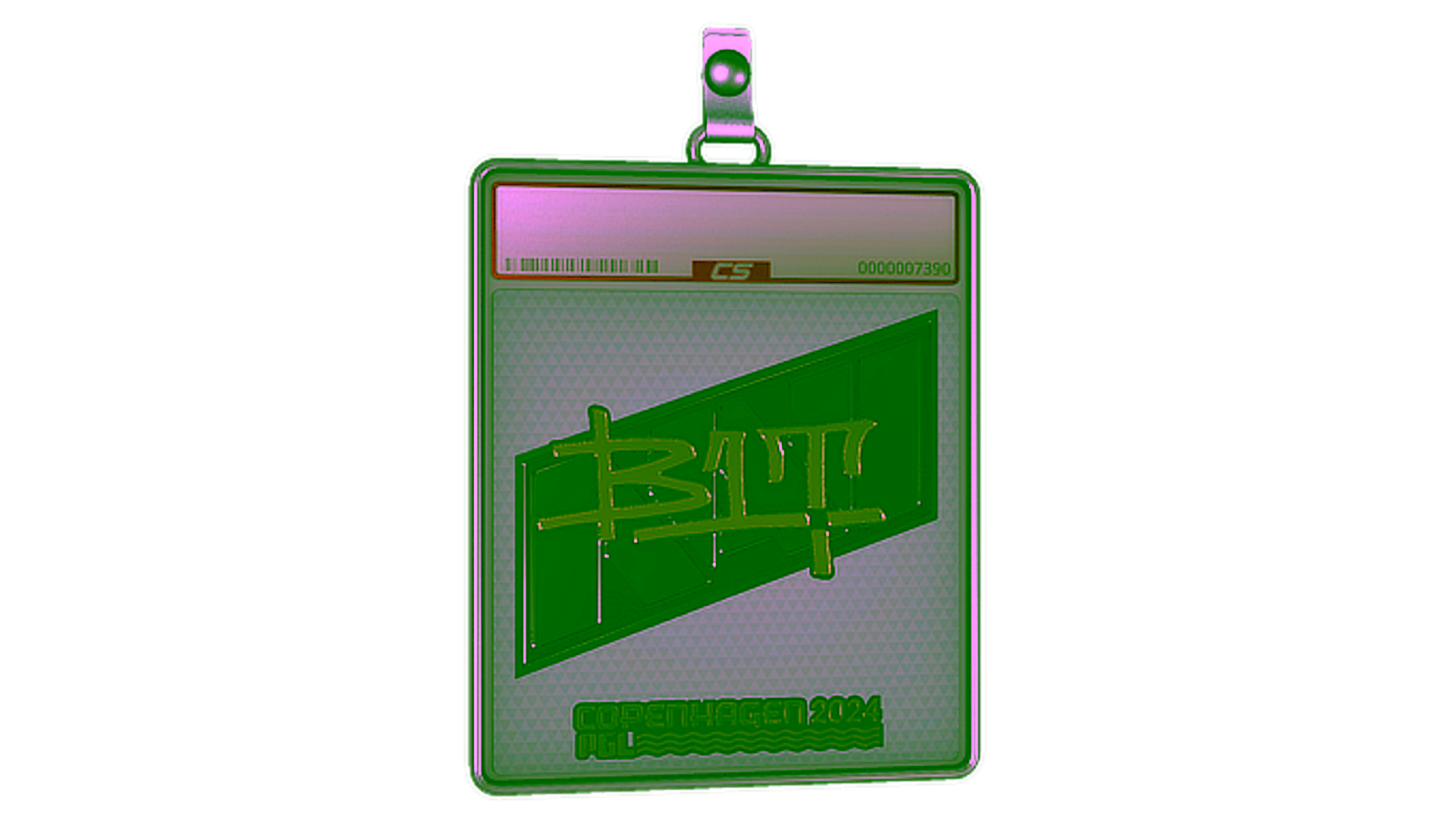 Display for Sticker Slab | b1t (Gold) | Copenhagen 2024