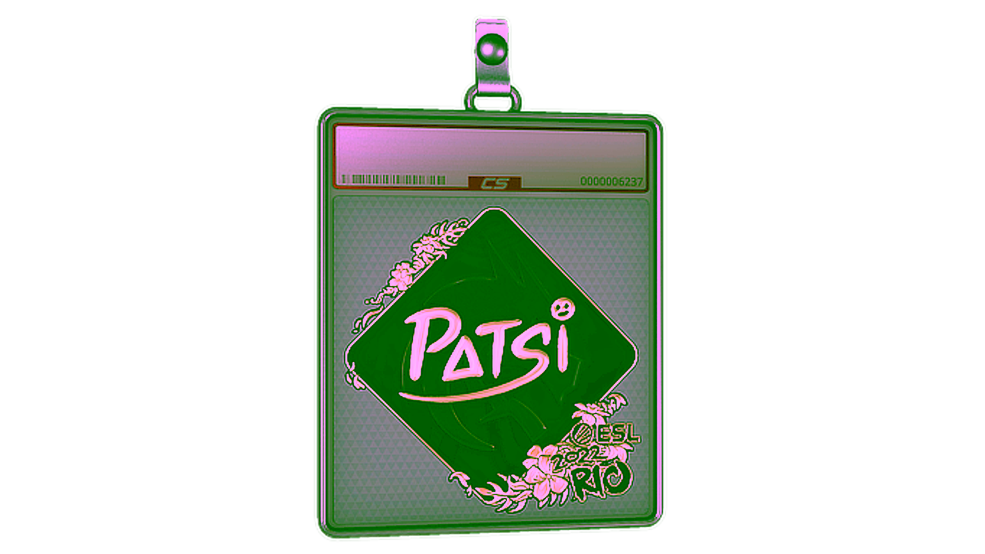 عرض لـ Sticker Slab | Patsi (Gold) | Rio 2022