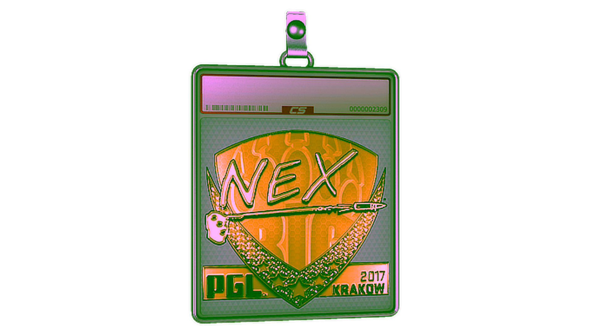 Display for Sticker Slab | nex (Gold) | Krakow 2017