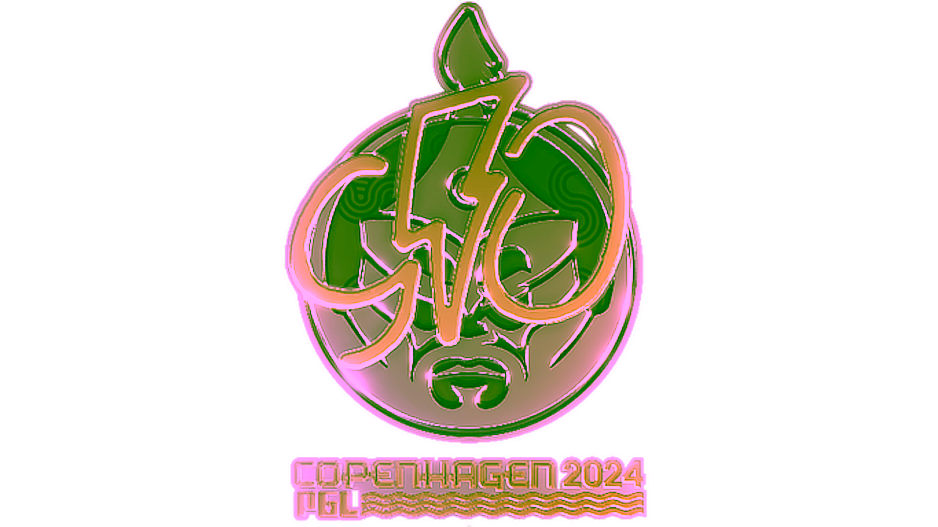 Display for Sticker | 910 (Gold) | Copenhagen 2024