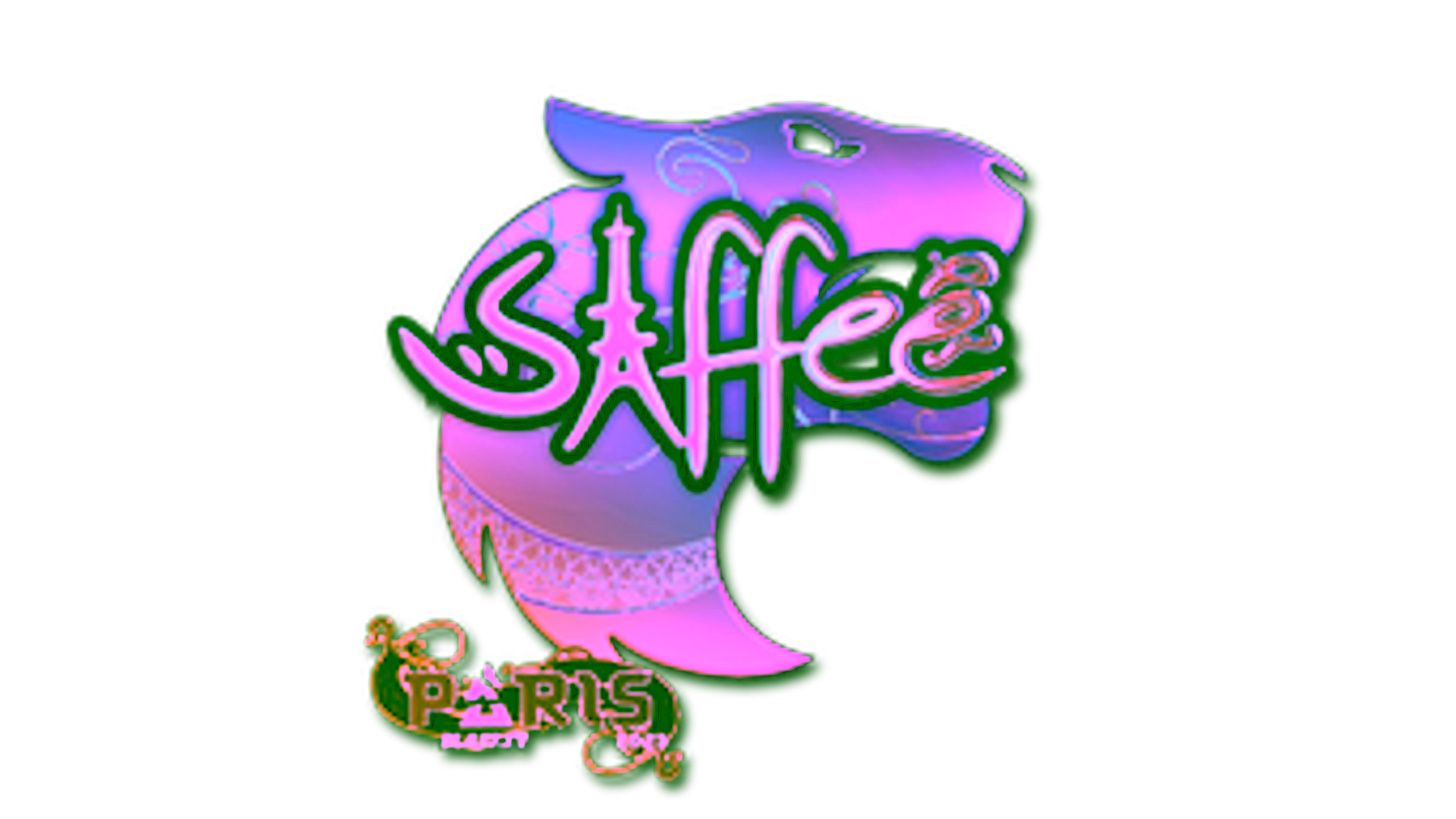 Sticker | saffee (Holo) | Paris 2023 için görüntü