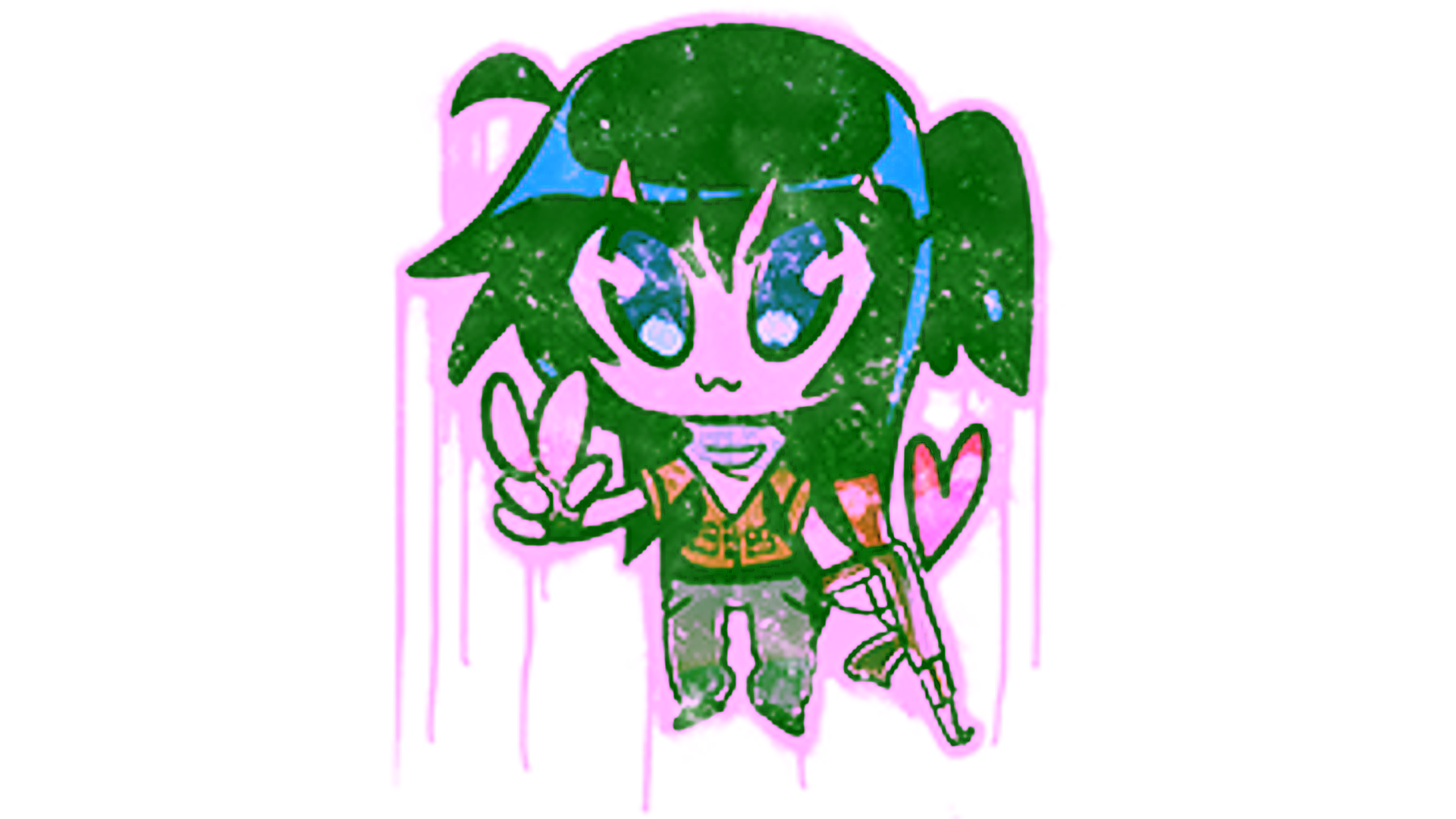 Display for Sealed Graffiti | Kawaii Killer Terrorist