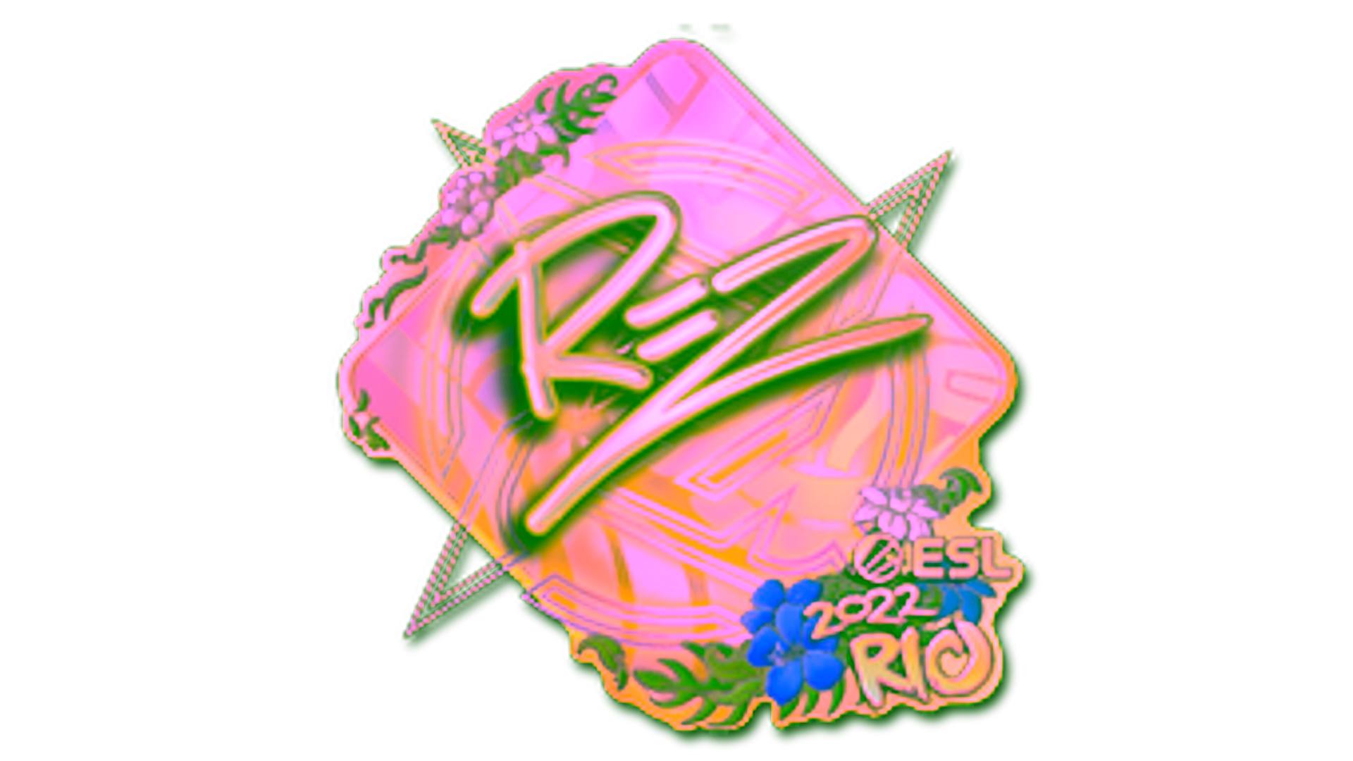 Display for Sticker | REZ (Holo) | Rio 2022