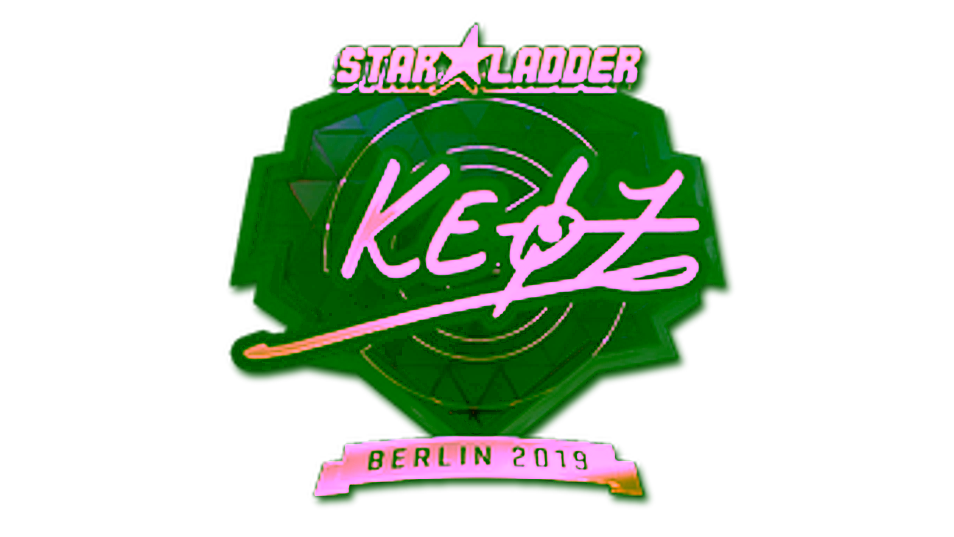 Display for Sticker | Keoz (Gold) | Berlin 2019