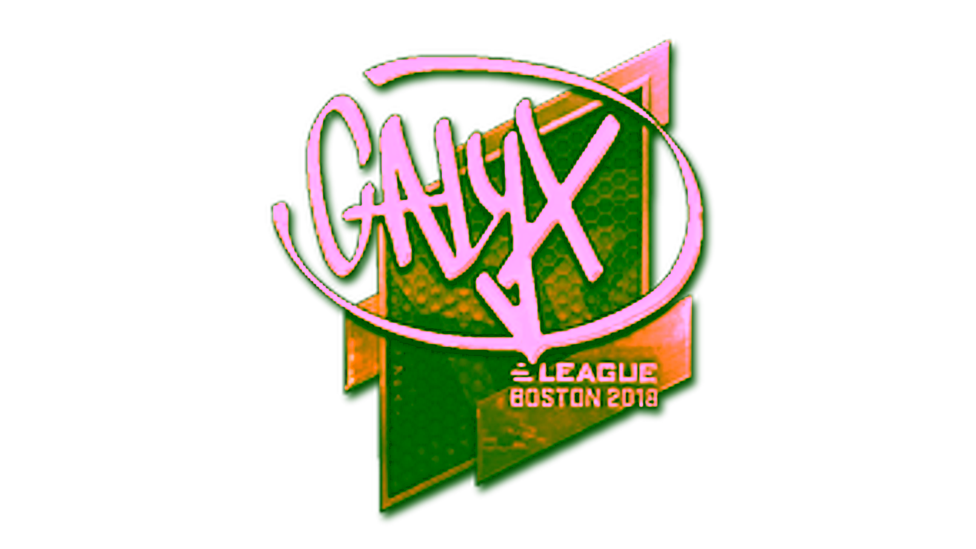 Sticker | Calyx (Gold) | Boston 2018 için görüntü