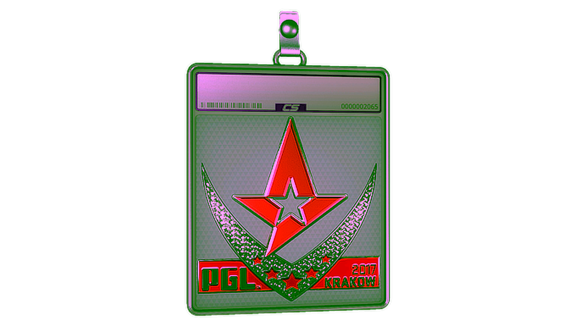 Display for Sticker Slab | Astralis (Foil) | Krakow 2017