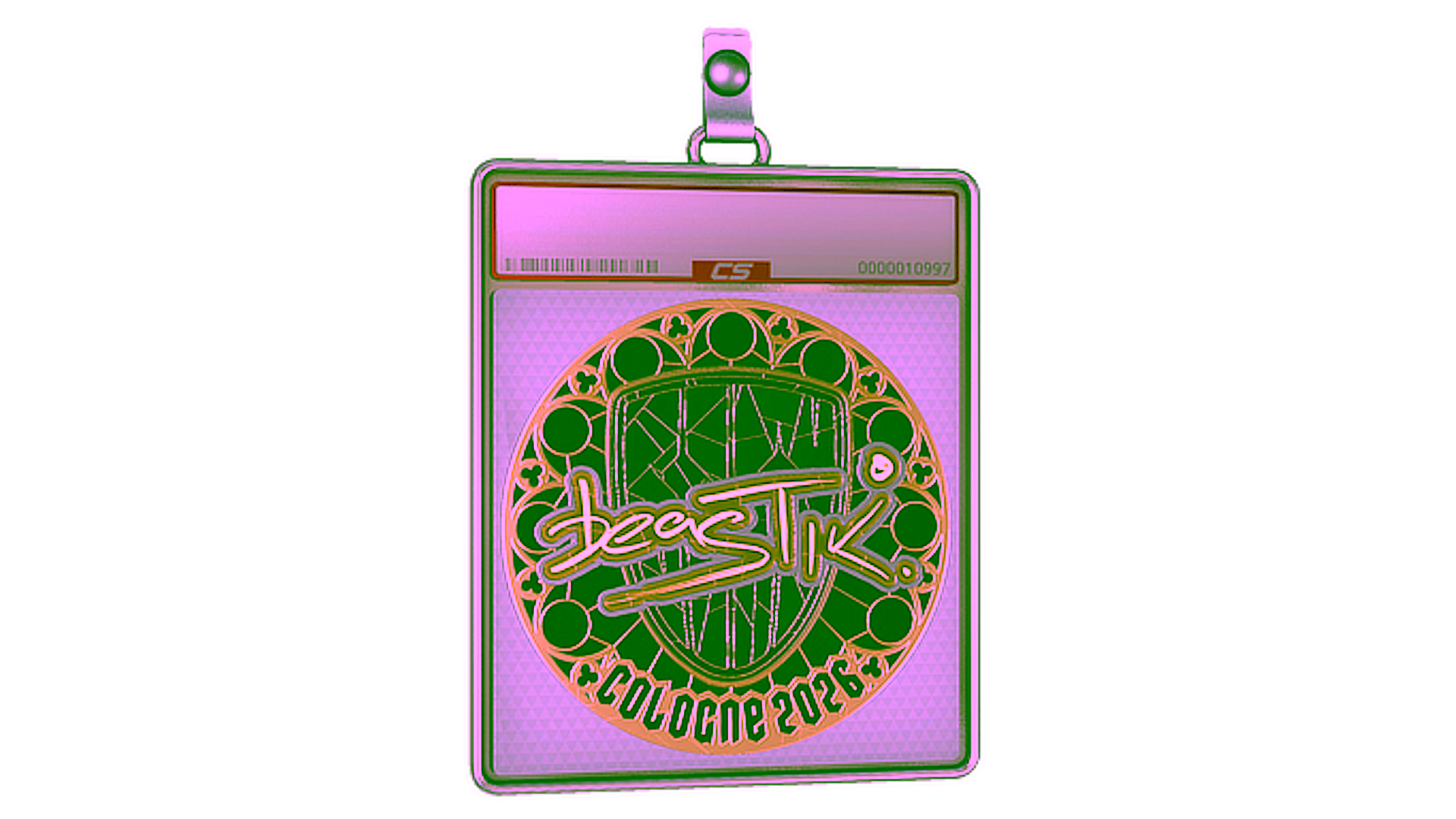 Display for Sticker Slab | beastik (Gold) | Cologne 2026