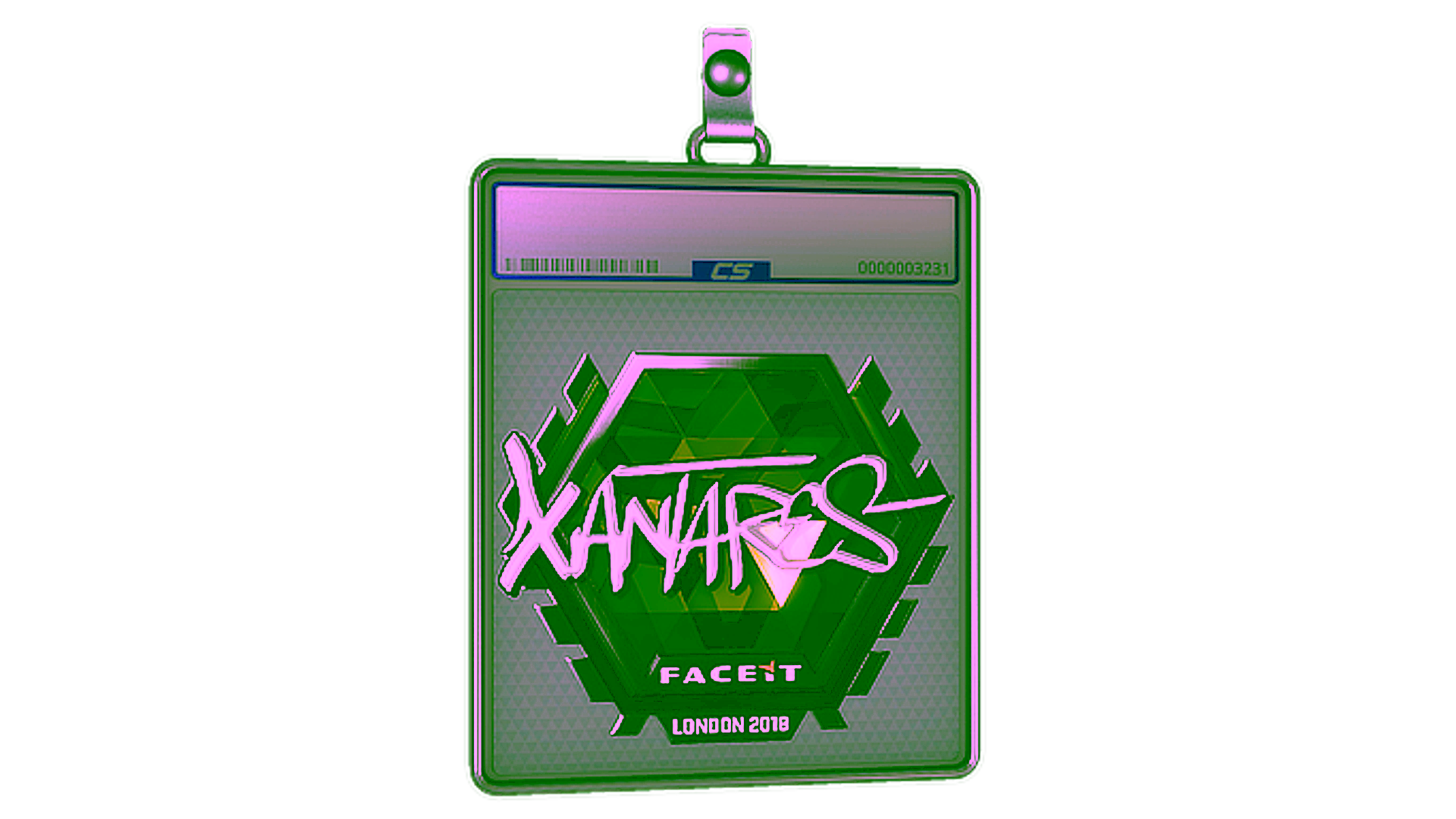 Display for Sticker Slab | XANTARES (Foil) | London 2018