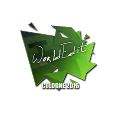 Sticker WorldEdit Cologne 2016