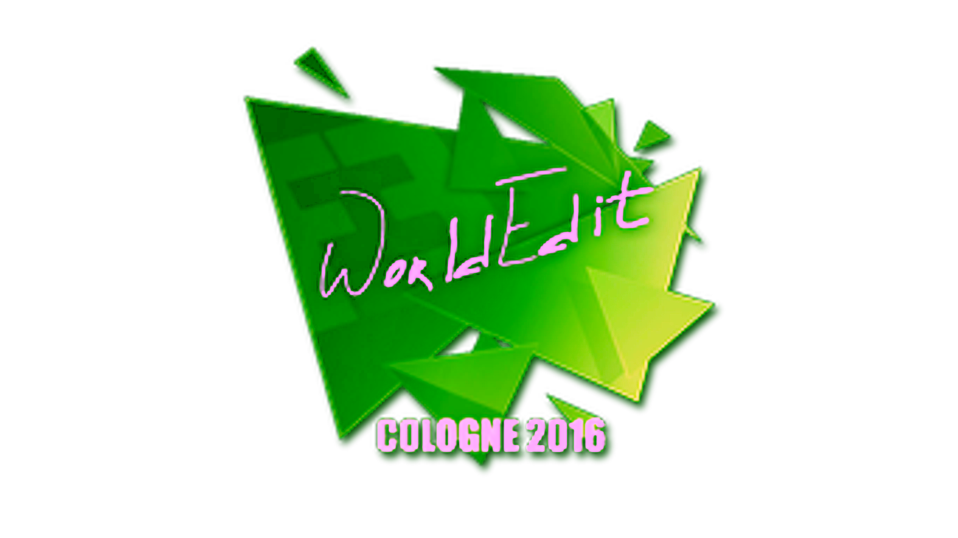 Display for Sticker | WorldEdit | Cologne 2016