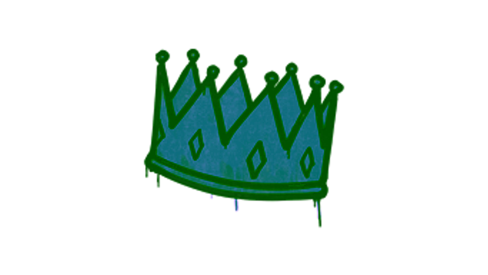 Display for Sealed Graffiti | King Me (SWAT Blue)