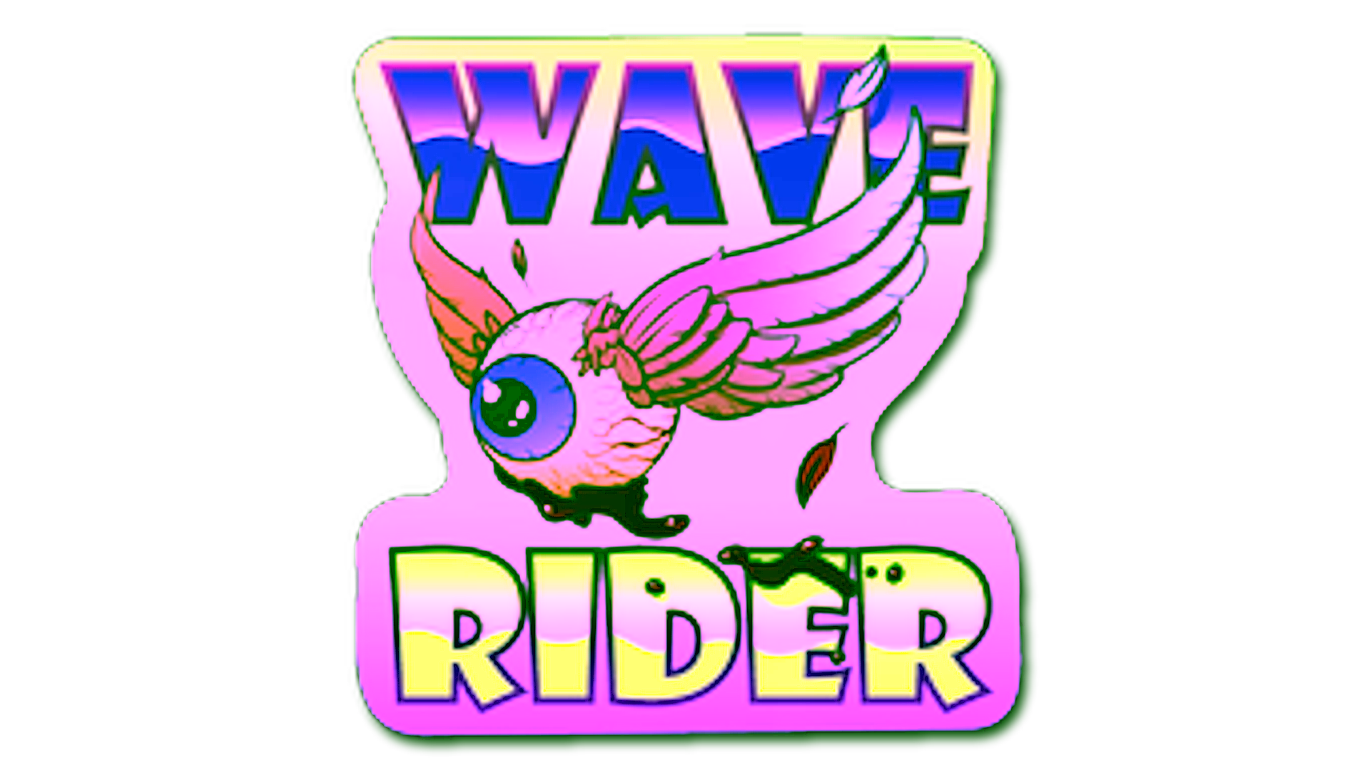 Display for Sticker | Toxic Wave Rider