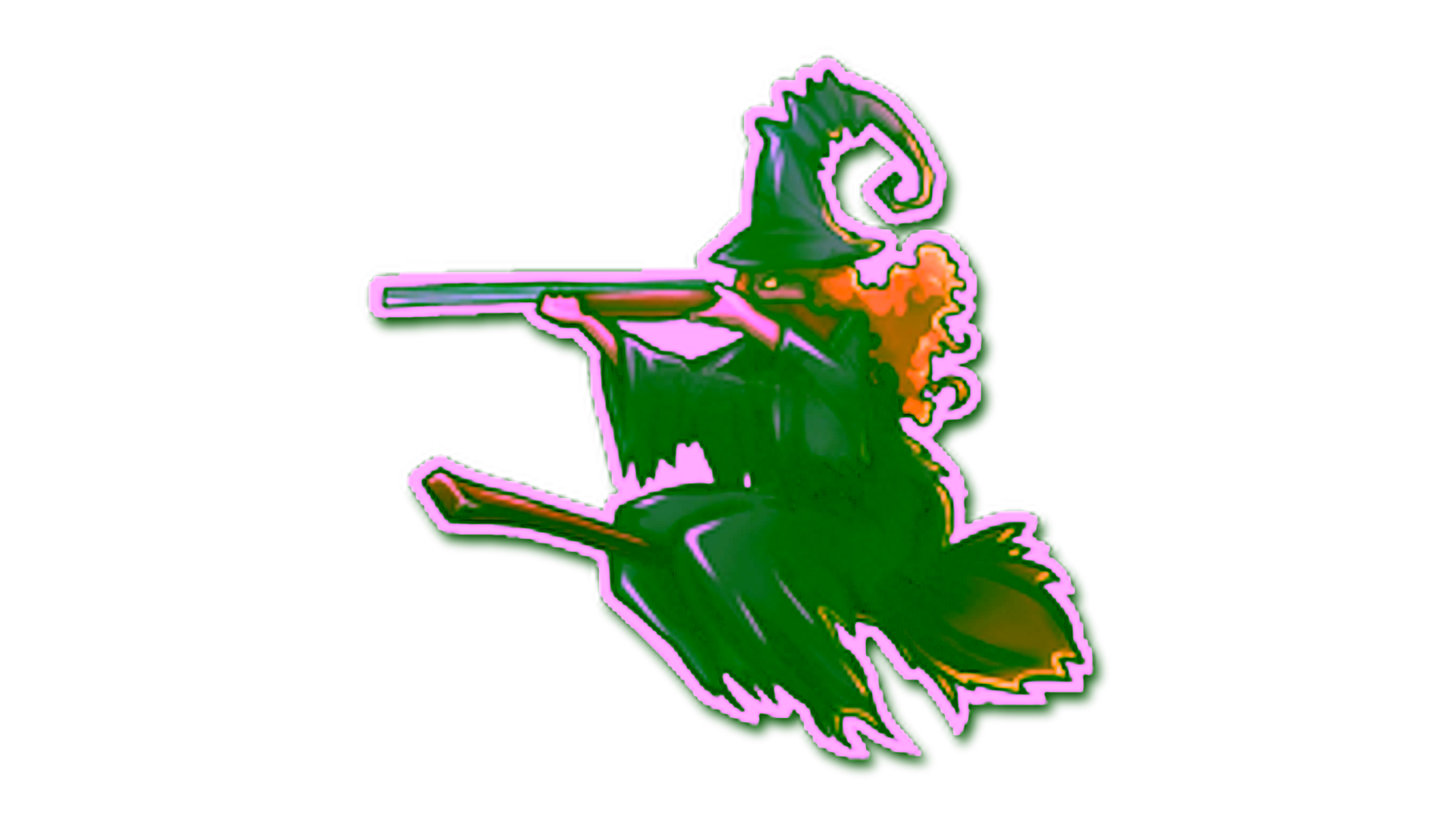 Visar för Sticker | Witch