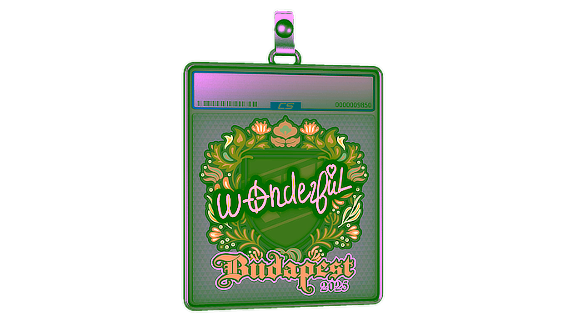 Display for Sticker Slab | w0nderful | Budapest 2025