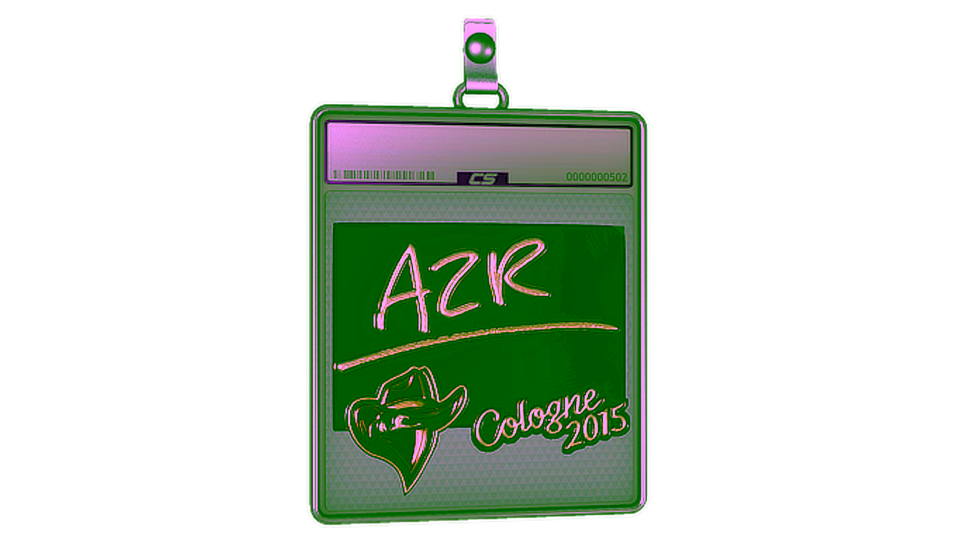 Affichage pour Sticker Slab | AZR (Gold) | Cologne 2015