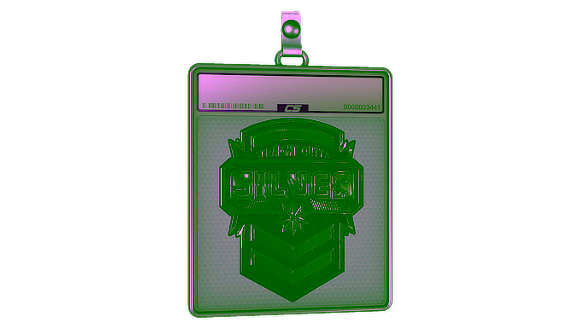 Display for Sticker Slab | Silver (Foil)