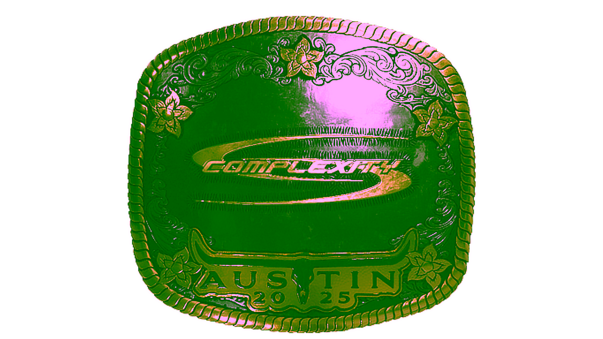 Display for Sticker | Complexity Gaming (Gold) | Austin 2025