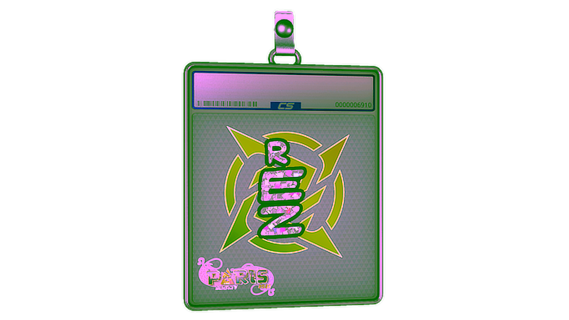 Display for Sticker Slab | REZ (Glitter) | Paris 2023