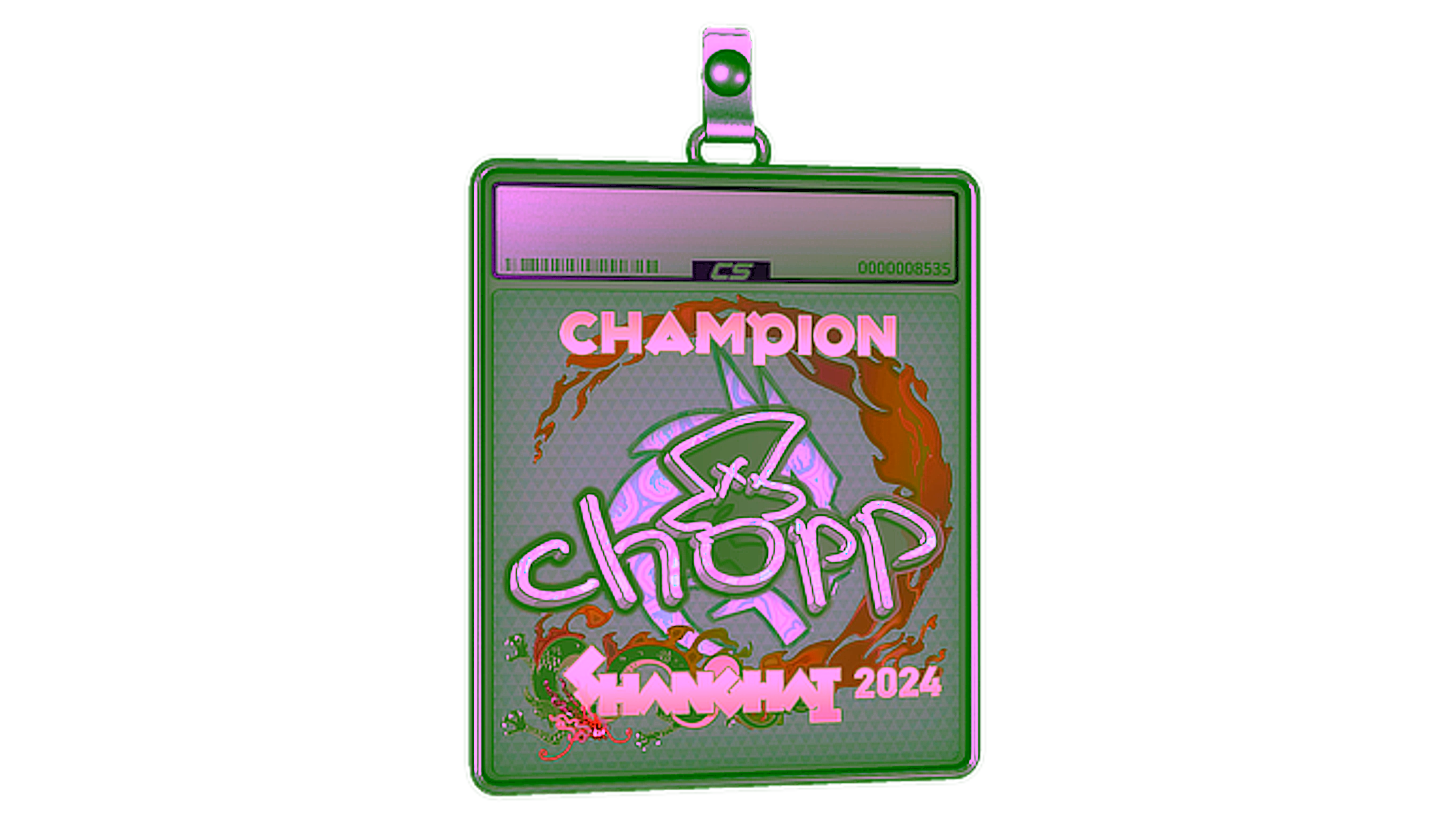 Wyświetl dla Sticker Slab | chopper (Holo, Champion) | Shanghai 2024
