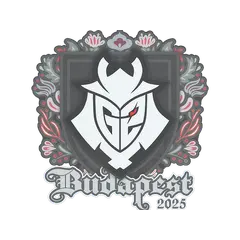 Sticker G2 esports Budapest 2025