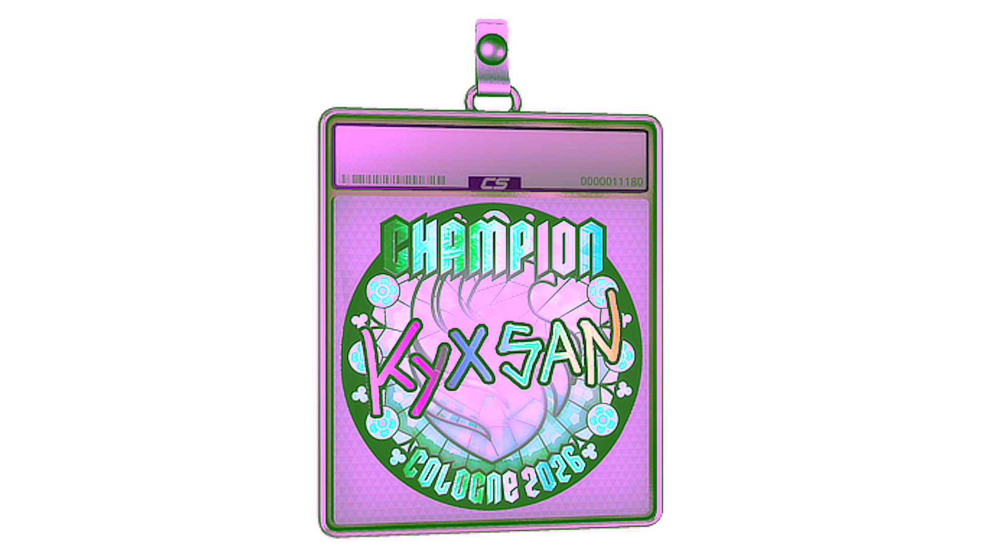 Display for Sticker Slab | kyxsan (Holo, Champion) | Cologne 2026