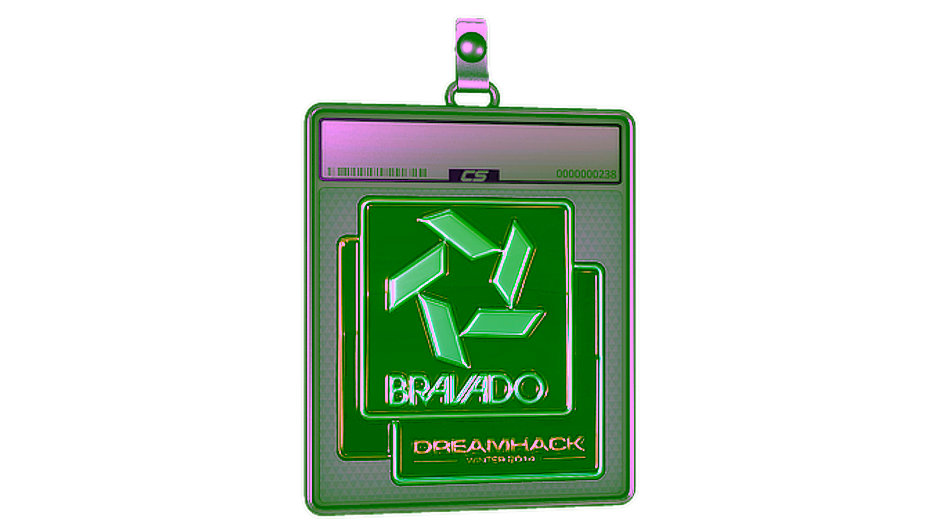 Sticker Slab | Bravado Gaming (Gold) | DreamHack 2014 için görüntü