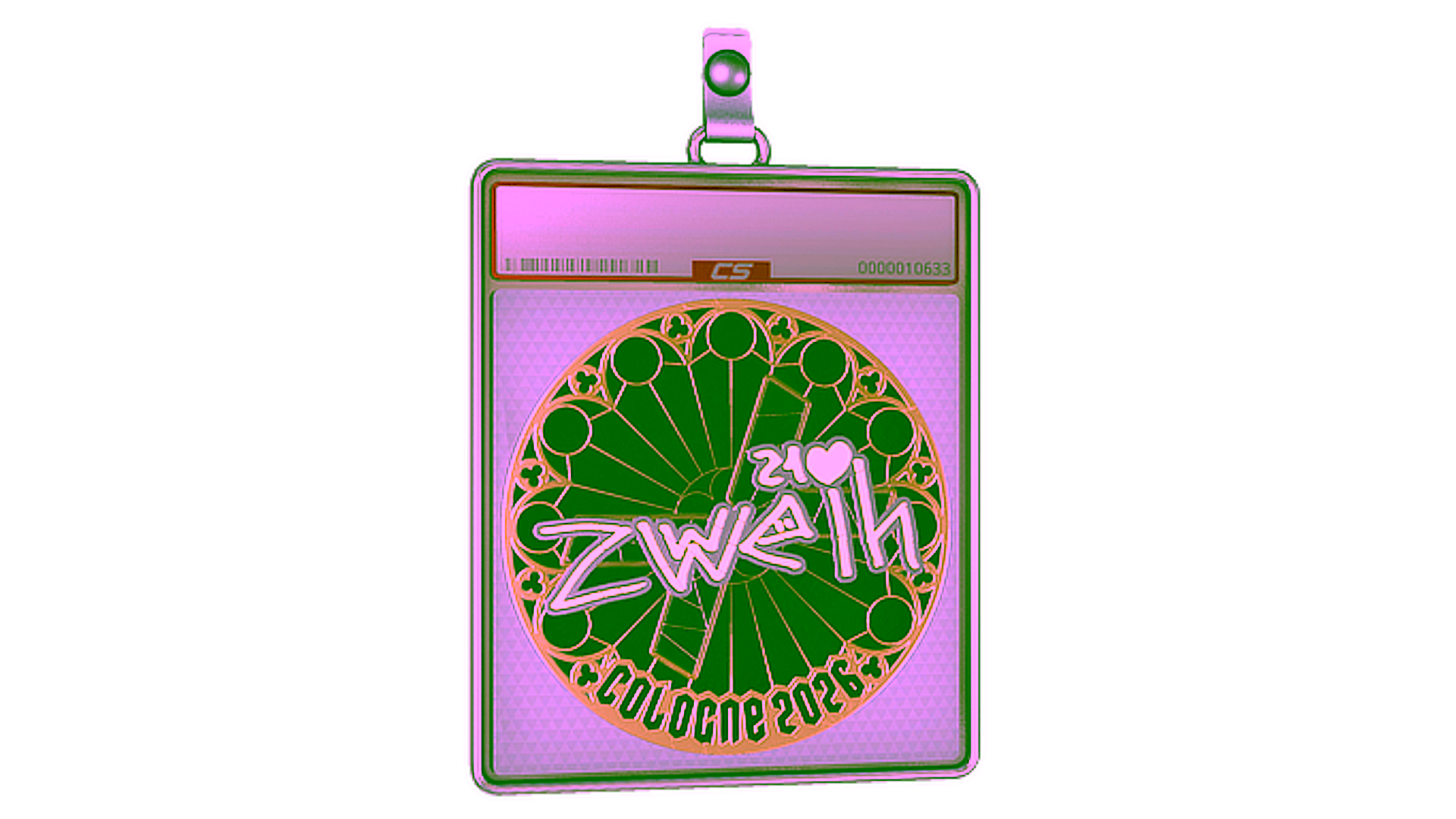 Display for Sticker Slab | zweih (Gold) | Cologne 2026