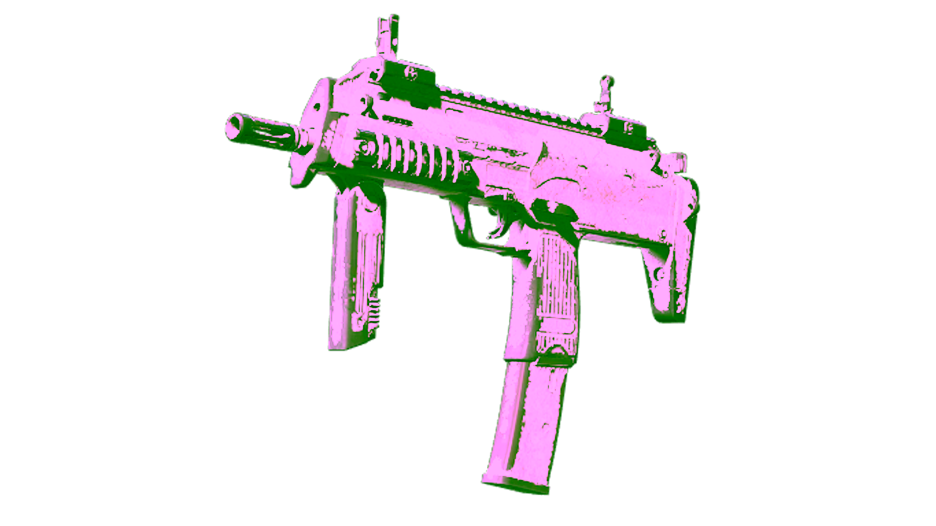 Display for Souvenir MP7 | Whiteout (Battle-Scarred)