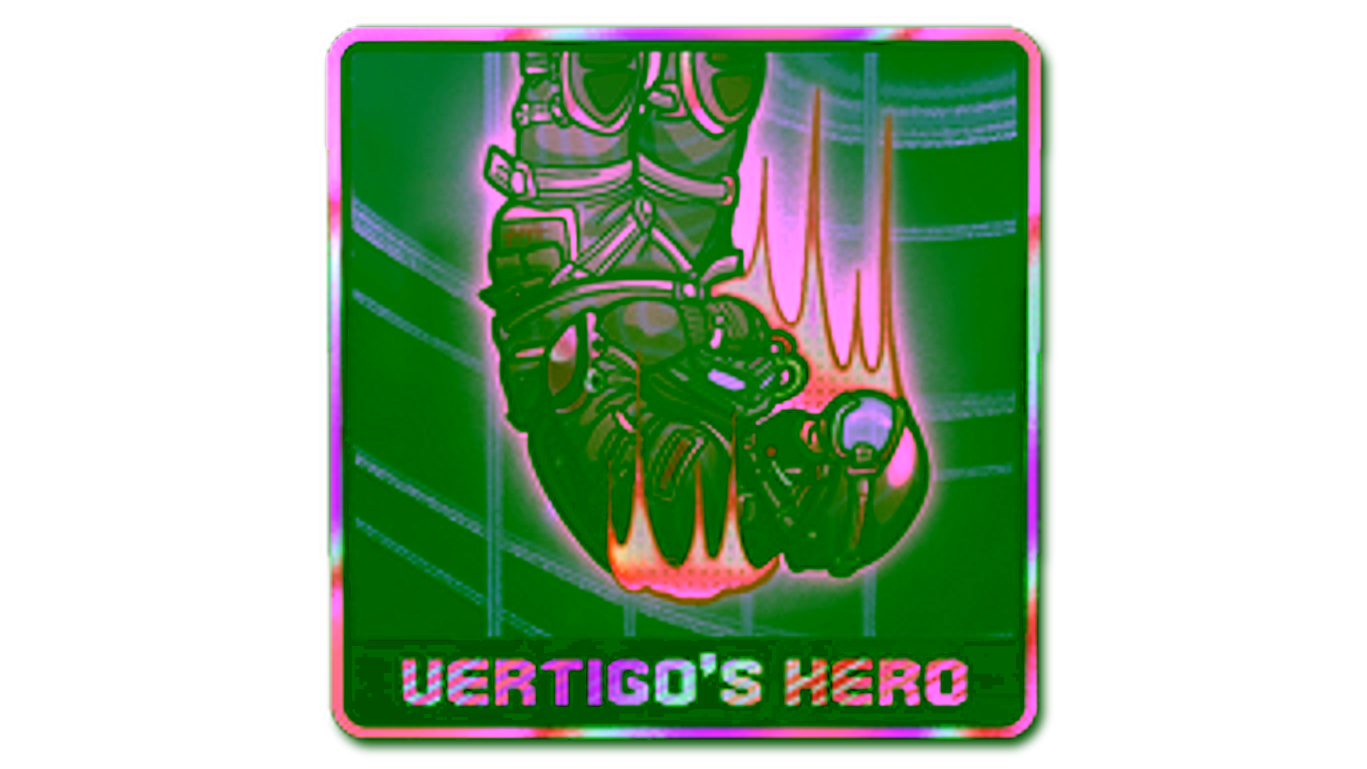 Visar för Sticker | Vertigo's Hero (Holo)