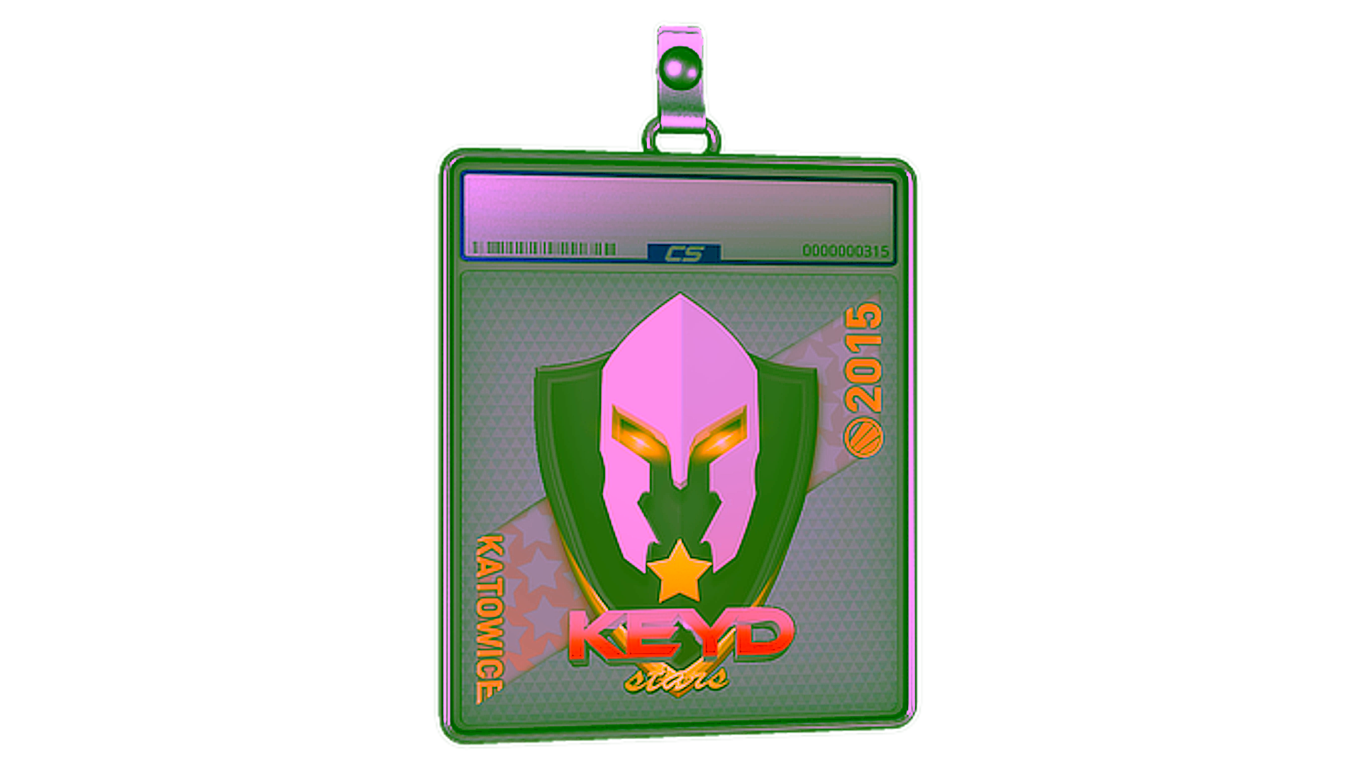 Affichage pour Sticker Slab | Keyd Stars (Holo) | Katowice 2015
