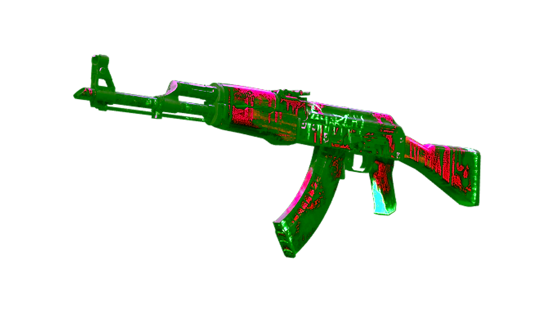 Affichage pour AK-47 | Neon Revolution (Battle-Scarred)