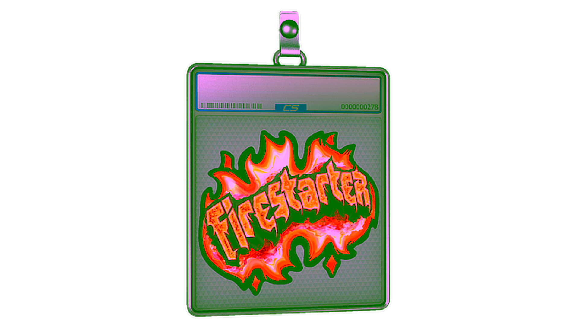 Affichage pour Sticker Slab | Firestarter (Holo)