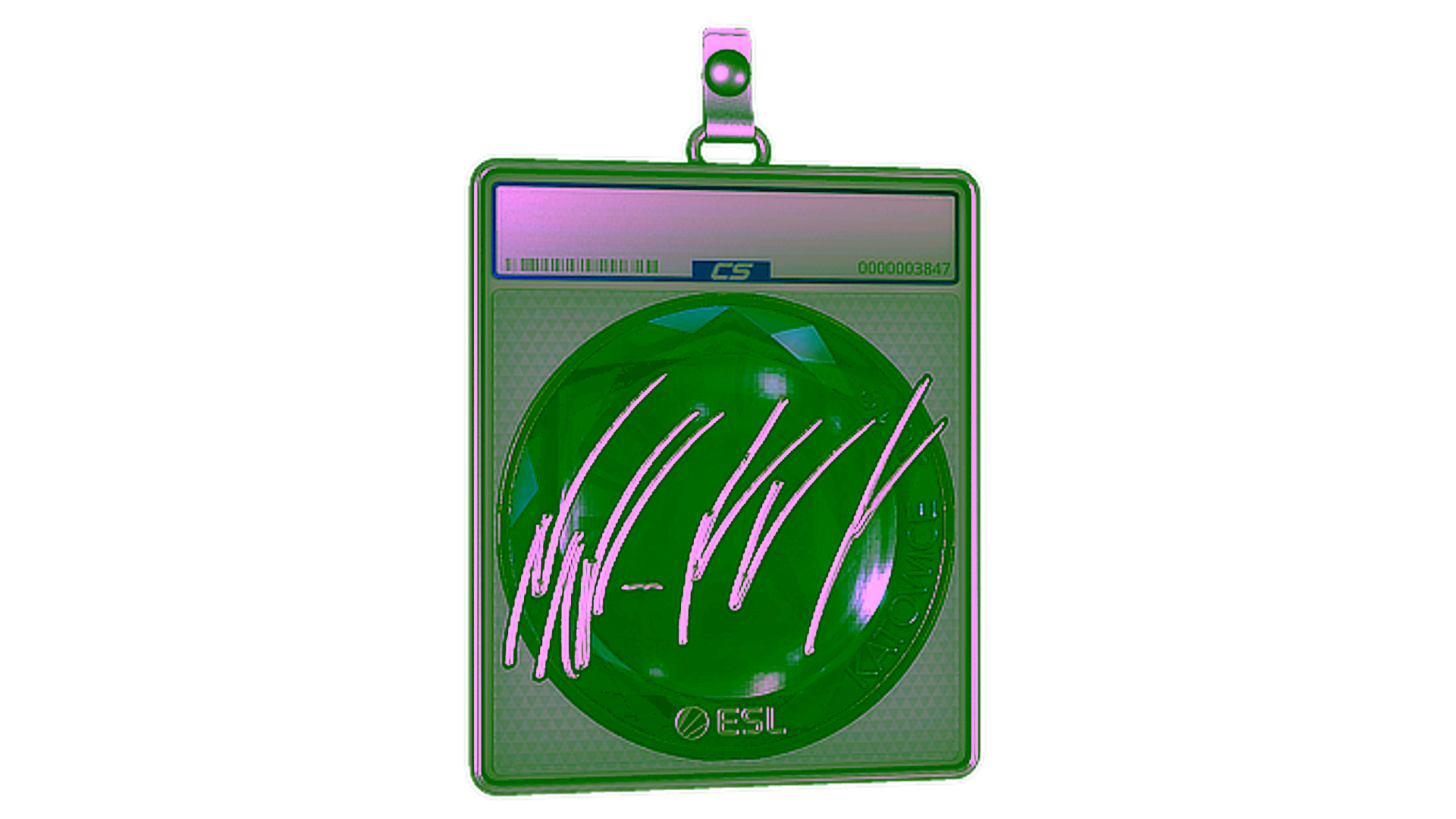 Affichage pour Sticker Slab | NAF (Foil) | Katowice 2019