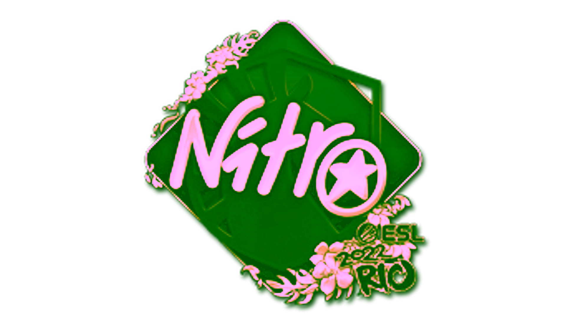 Affichage pour Sticker | nitr0 (Gold) | Rio 2022