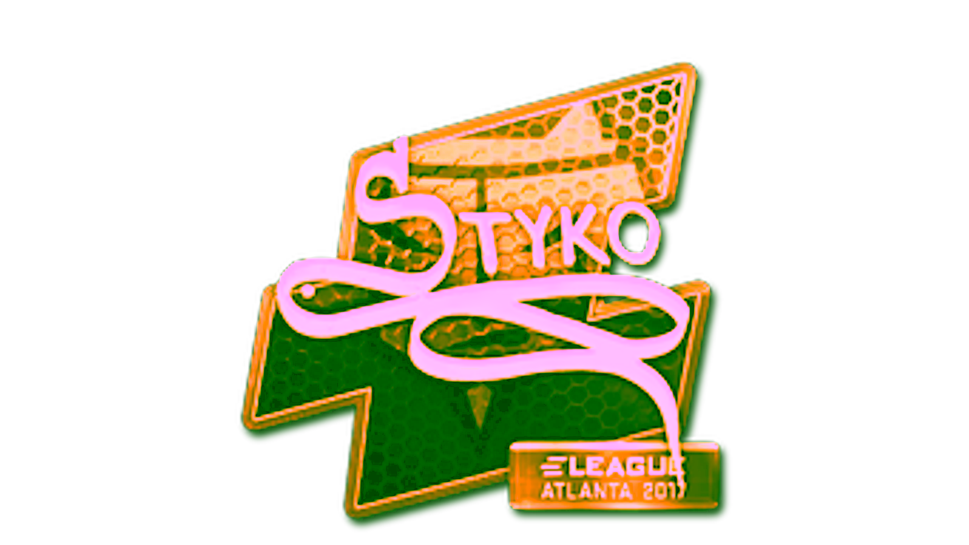 Anzeige für Sticker | STYKO (Gold) | Atlanta 2017