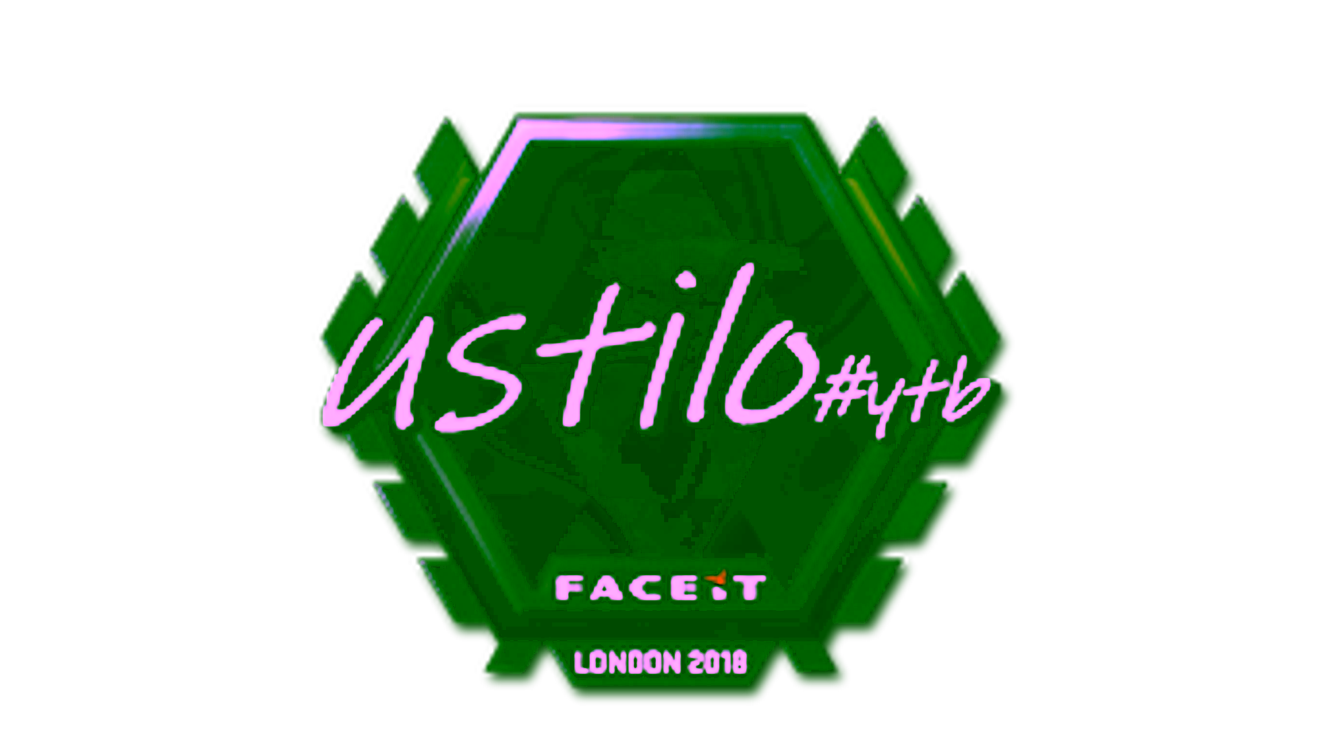 Sticker | USTILO (Foil) | London 2018 için görüntü
