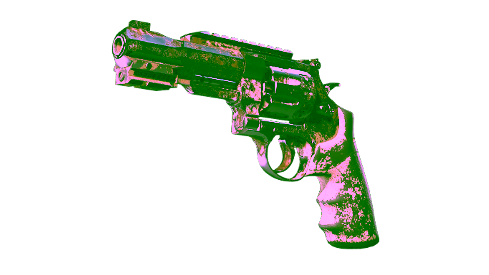 Display for Souvenir R8 Revolver | Desert Brush (Battle-Scarred)