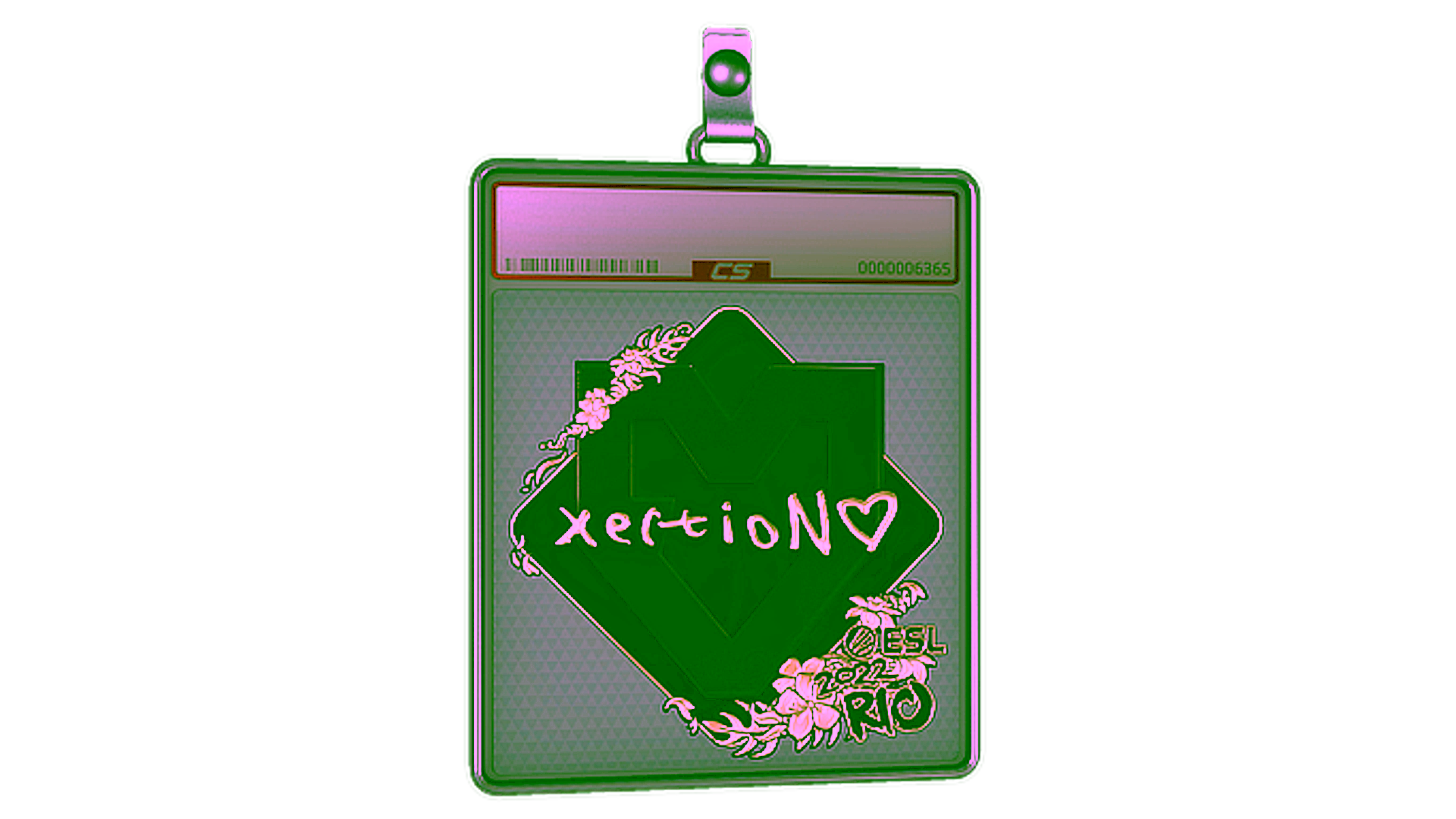 Display for Sticker Slab | xertioN (Gold) | Rio 2022