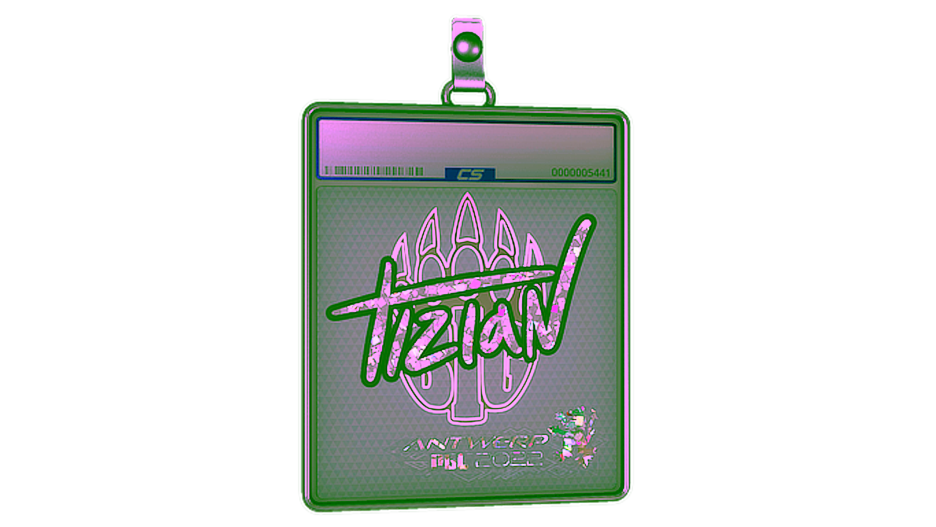 Display for Sticker Slab | tiziaN (Glitter) | Antwerp 2022