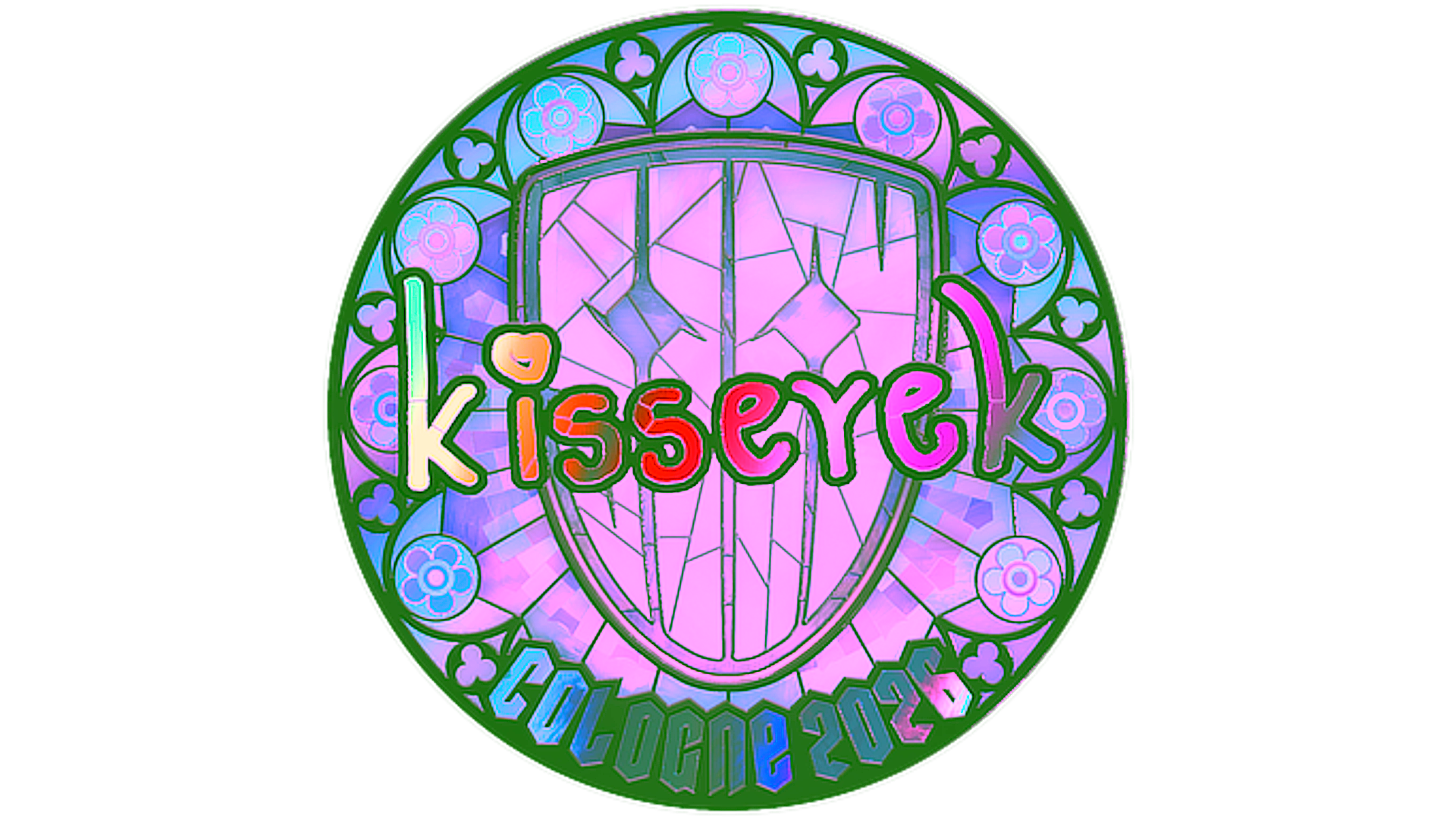 Display for Sticker | kisserek (Holo) | Cologne 2026