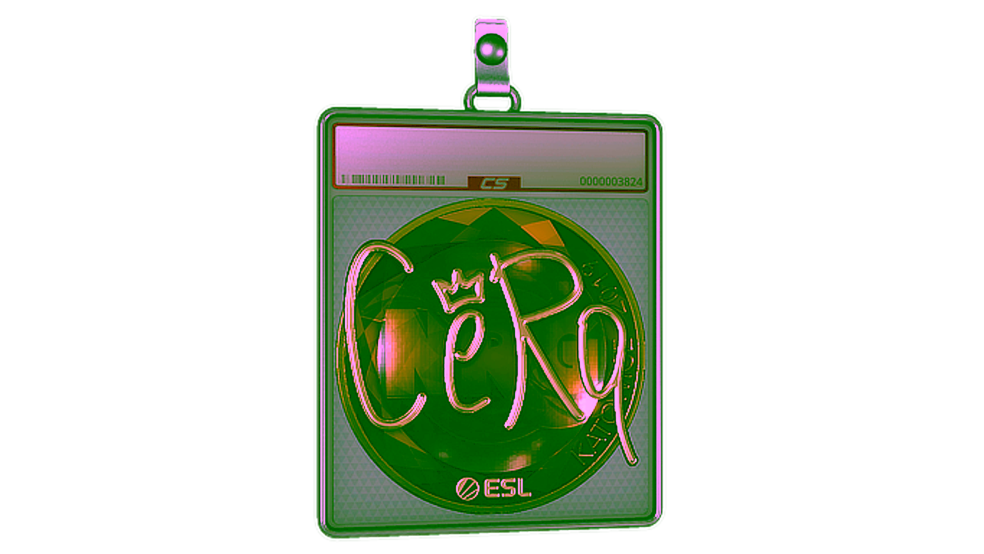 Affichage pour Sticker Slab | CeRq (Gold) | Katowice 2019