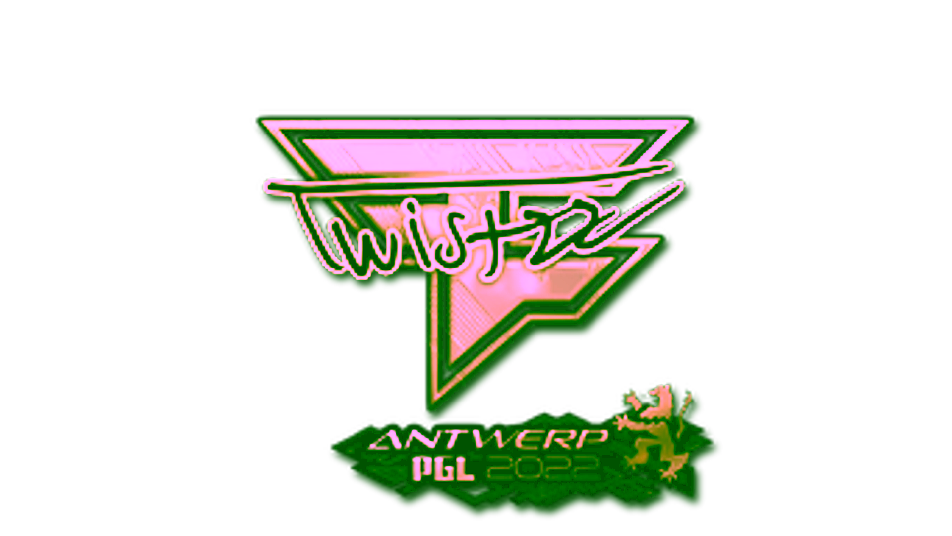 Display for Sticker | Twistzz (Gold) | Antwerp 2022