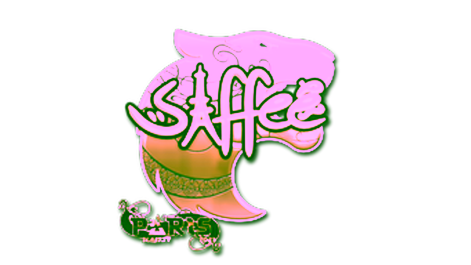 Display for Sticker | saffee (Gold) | Paris 2023