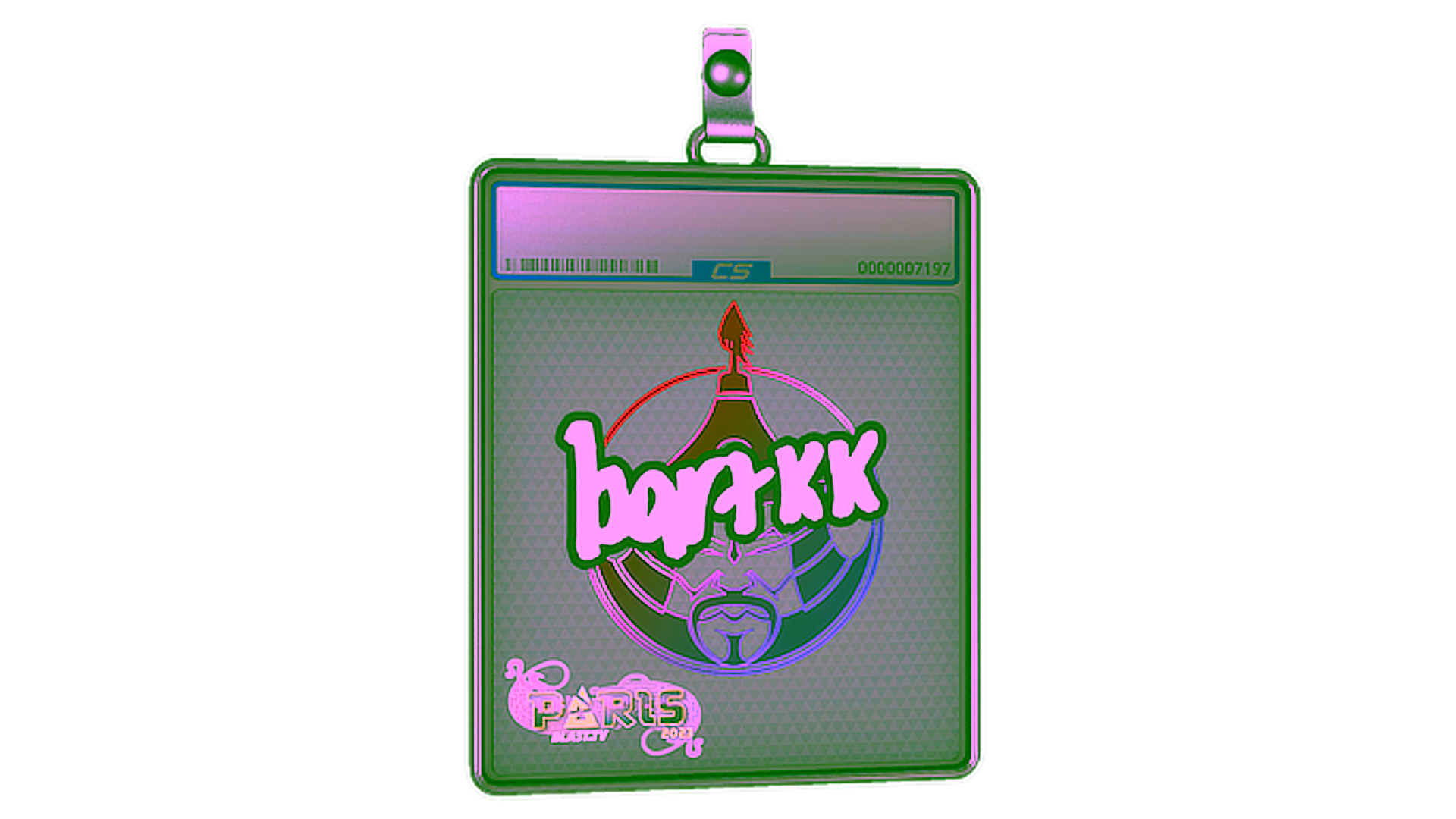 Anzeige für Sticker Slab | Bart4k | Paris 2023