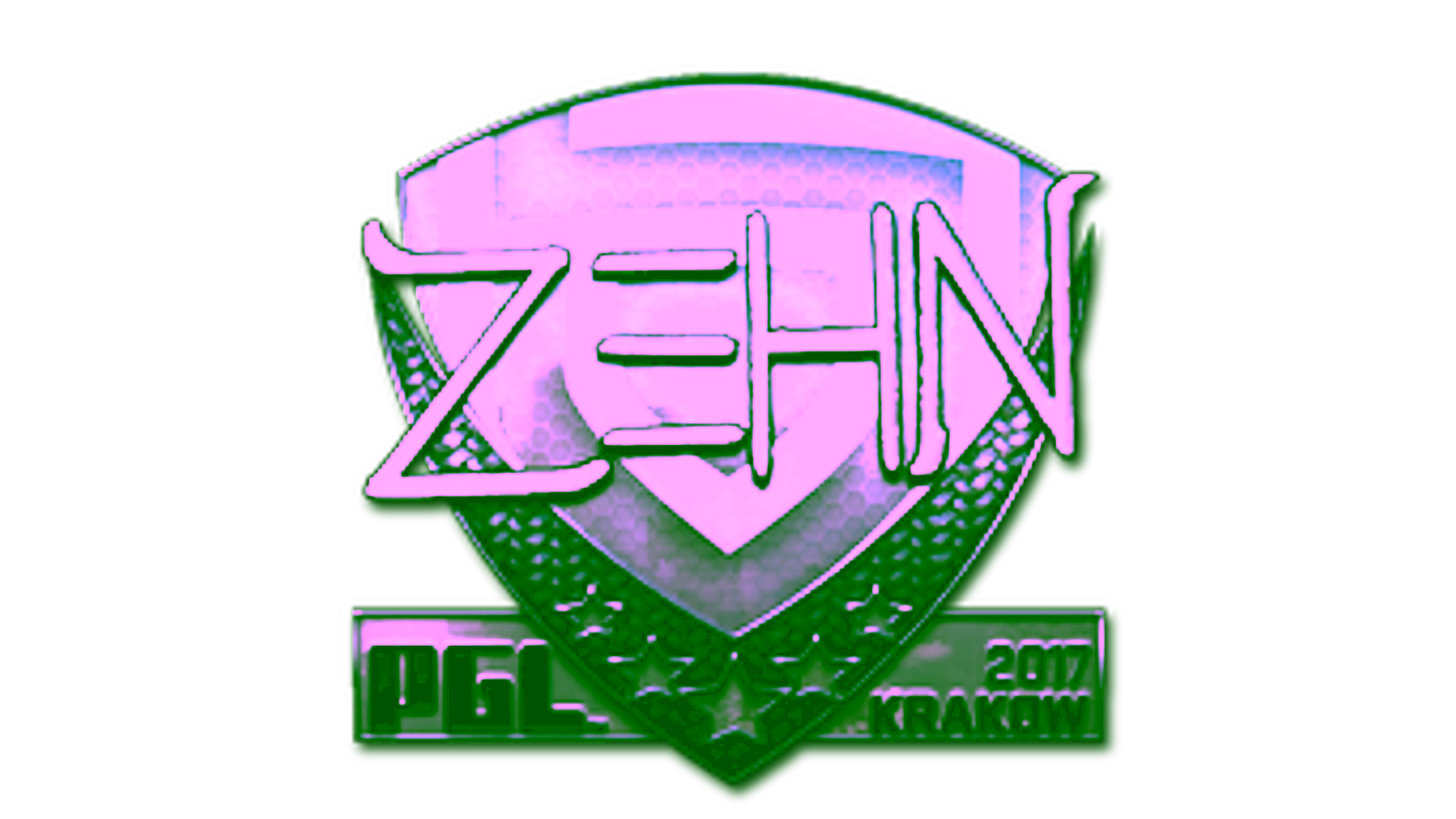 Visar för Sticker | zehN (Foil) | Krakow 2017