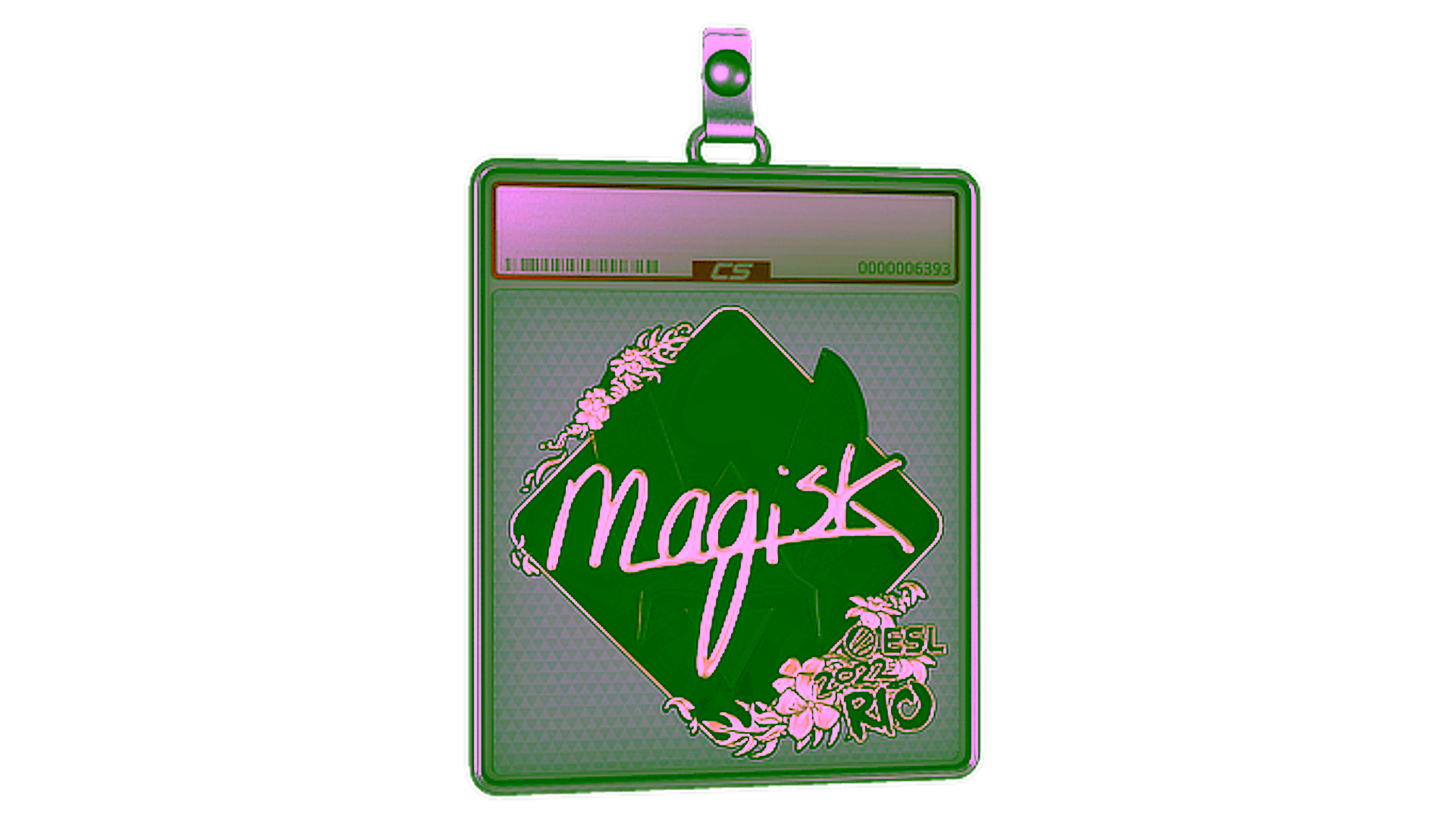 Visar för Sticker Slab | Magisk (Gold) | Rio 2022