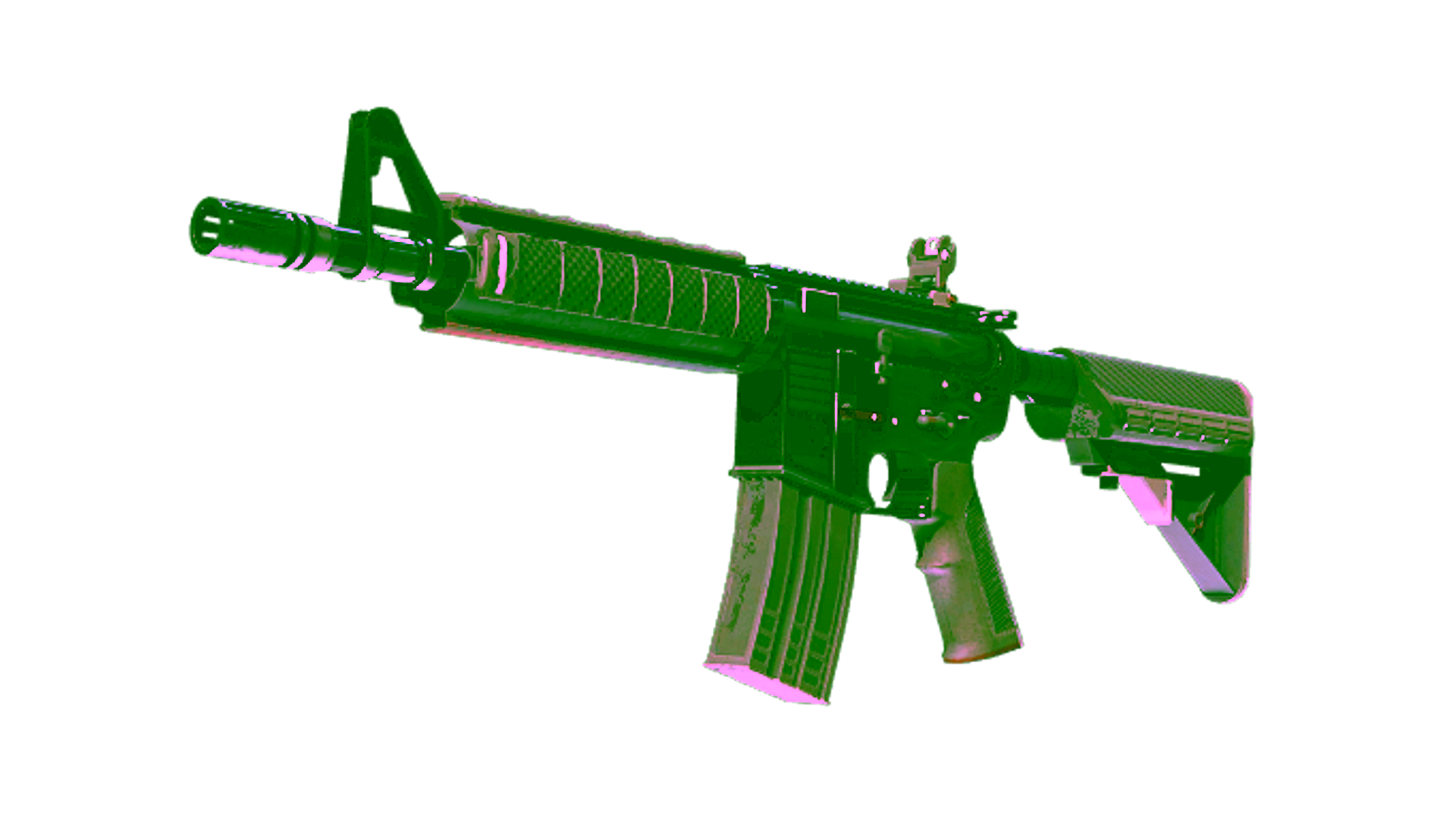 Display for M4A4 | Magnesium (Well-Worn)