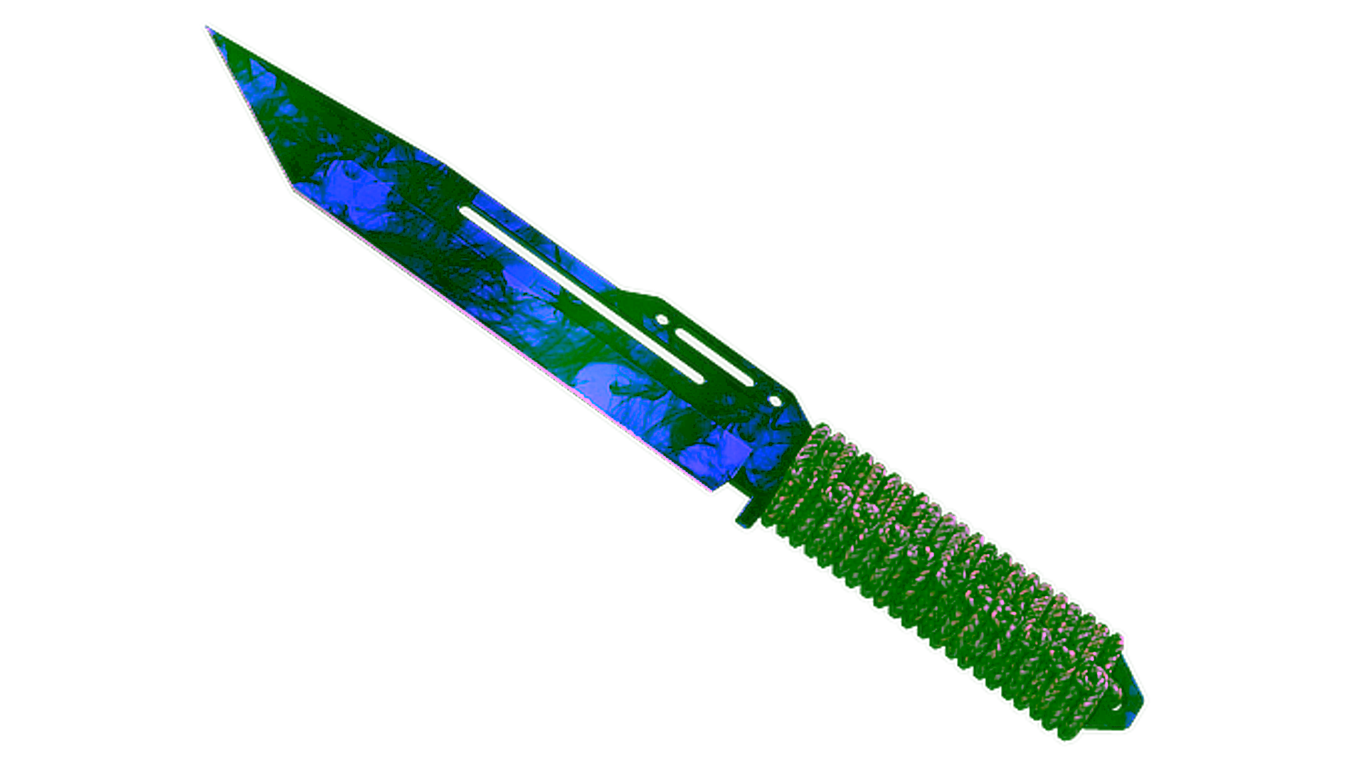 Display for ★ StatTrak™ Paracord Knife | Doppler Sapphire (Minimal Wear)