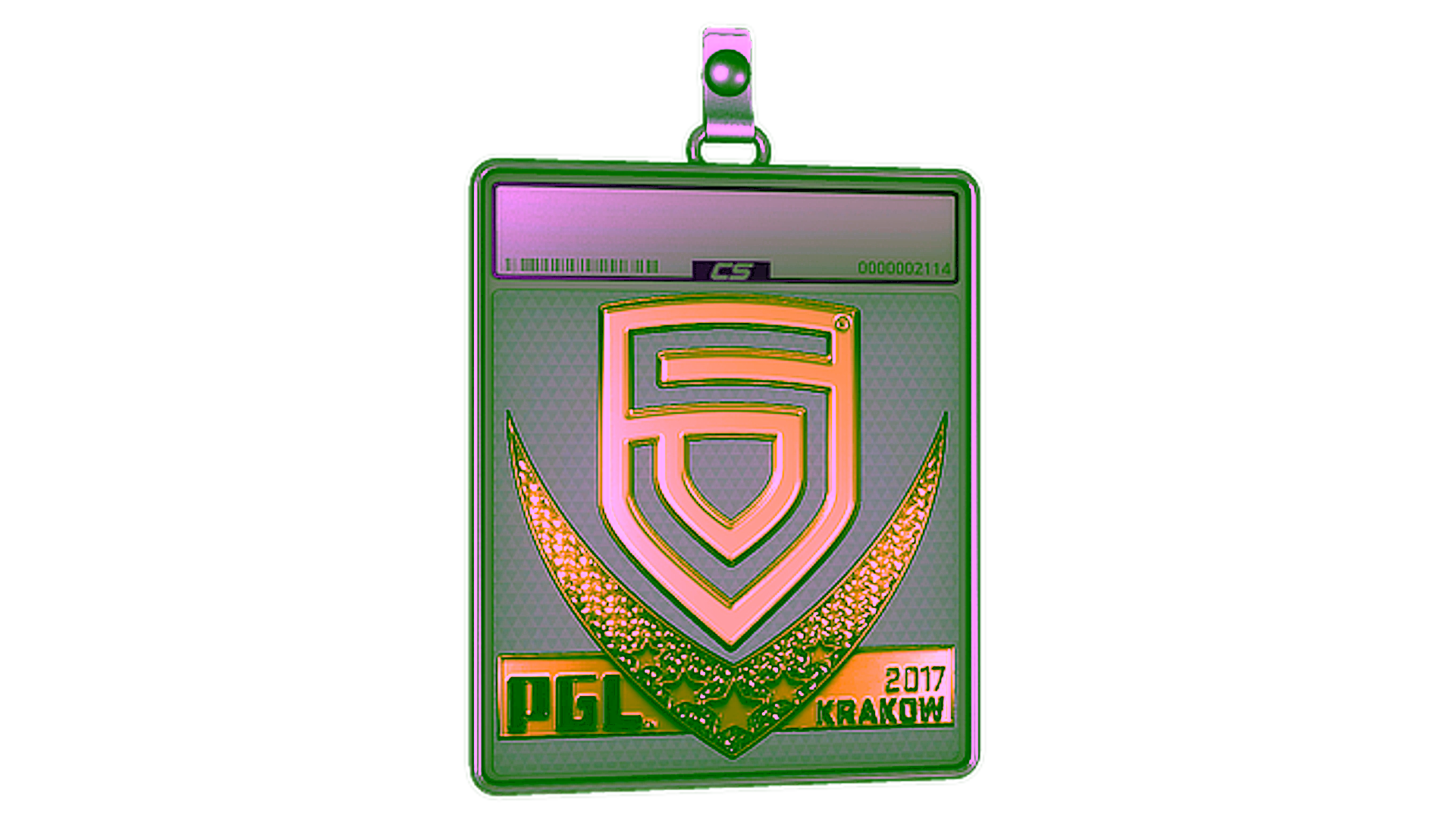 Display for Sticker Slab | PENTA Sports (Gold) | Krakow 2017
