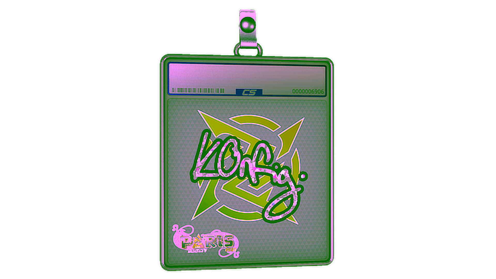 Exibição para Sticker Slab | k0nfig (Glitter) | Paris 2023